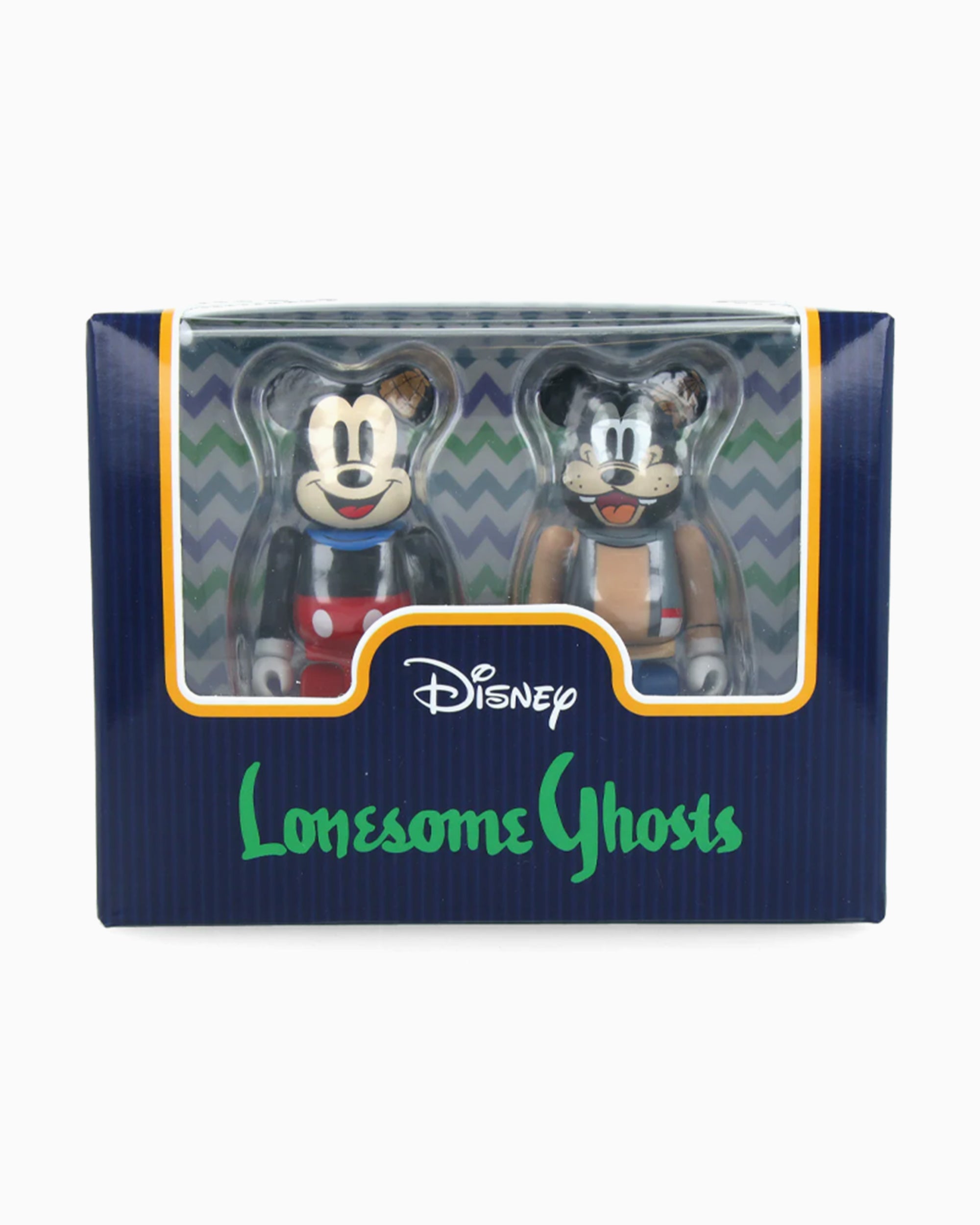 Art Toys Medicom Toy Be@rbrick Mickey Mouse & Goofy 100% - BBRCKMMG2PCS