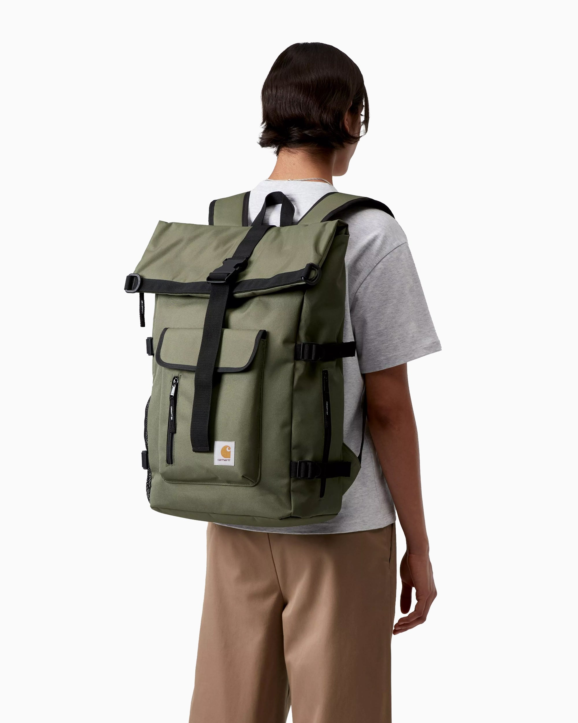 Backpacks and Suitcases Carhartt WIP Philis 21,5L Water-Repellent Unisex Backpack - I031575-11XX
