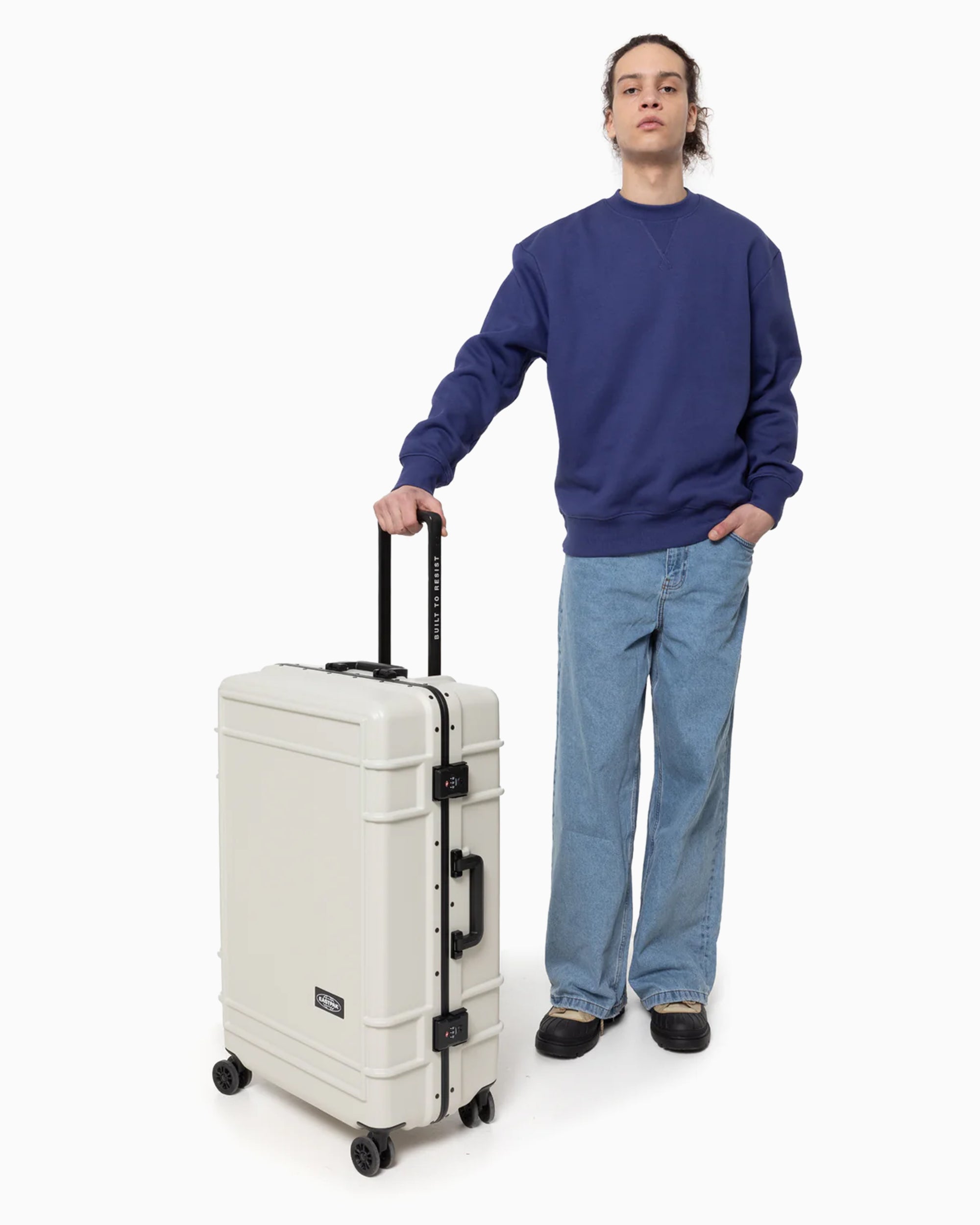 Backpacks and Suitcases Eastpak Resist'r Luggage Case (L) Unisex Suitcase - EK0A5BJG3W11