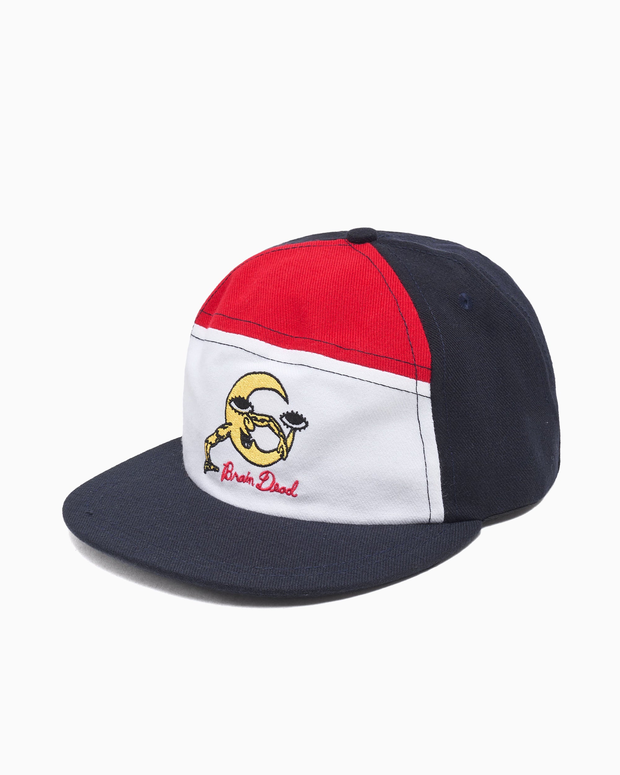 Caps Brain Dead Waning Crescent Unisex Cap - BDF25HO10047-NAVYMLT