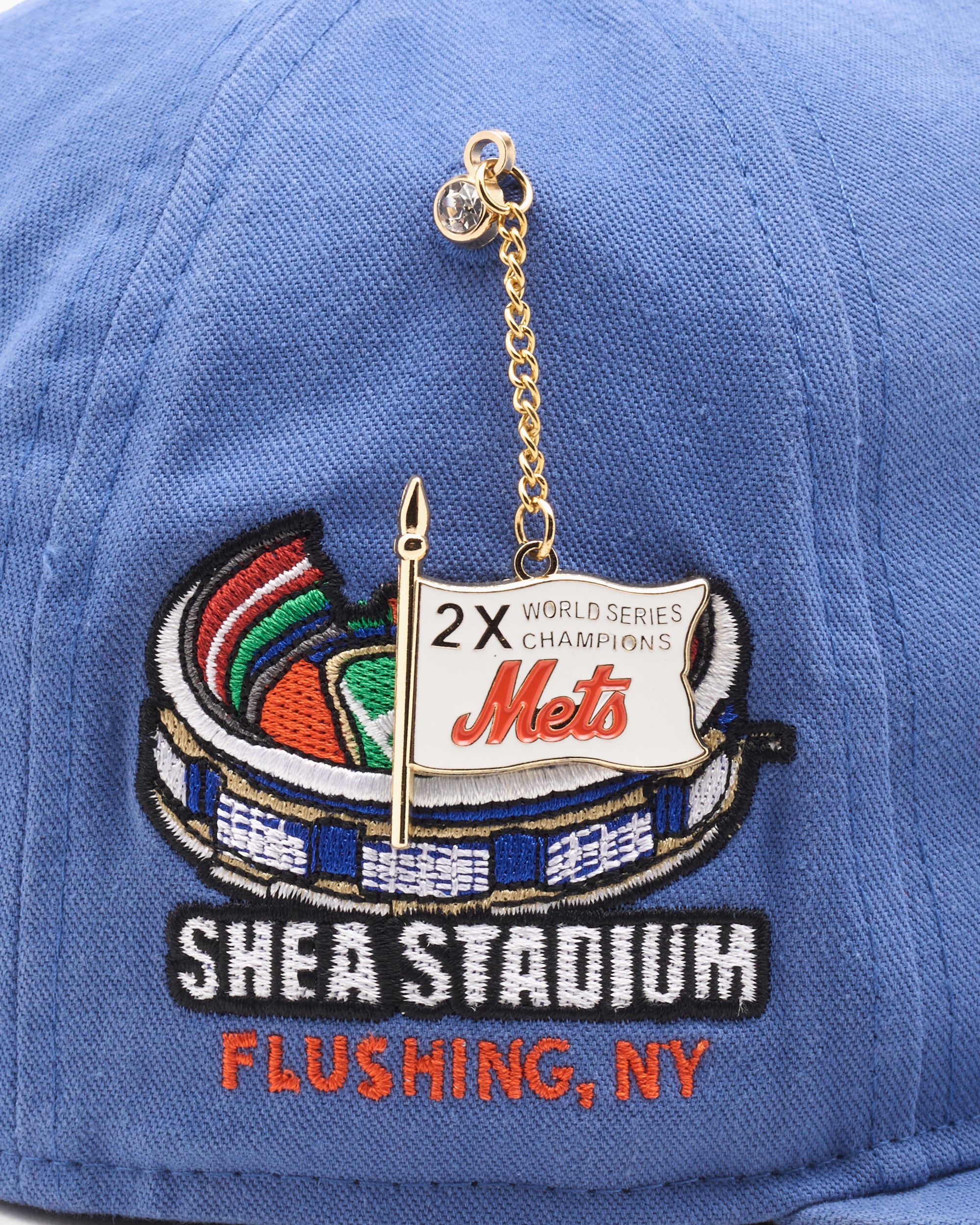 Caps New Era New York Mets Championship Side Flag 59FIFTY Unisex Cap Unisex Cap - 60640956