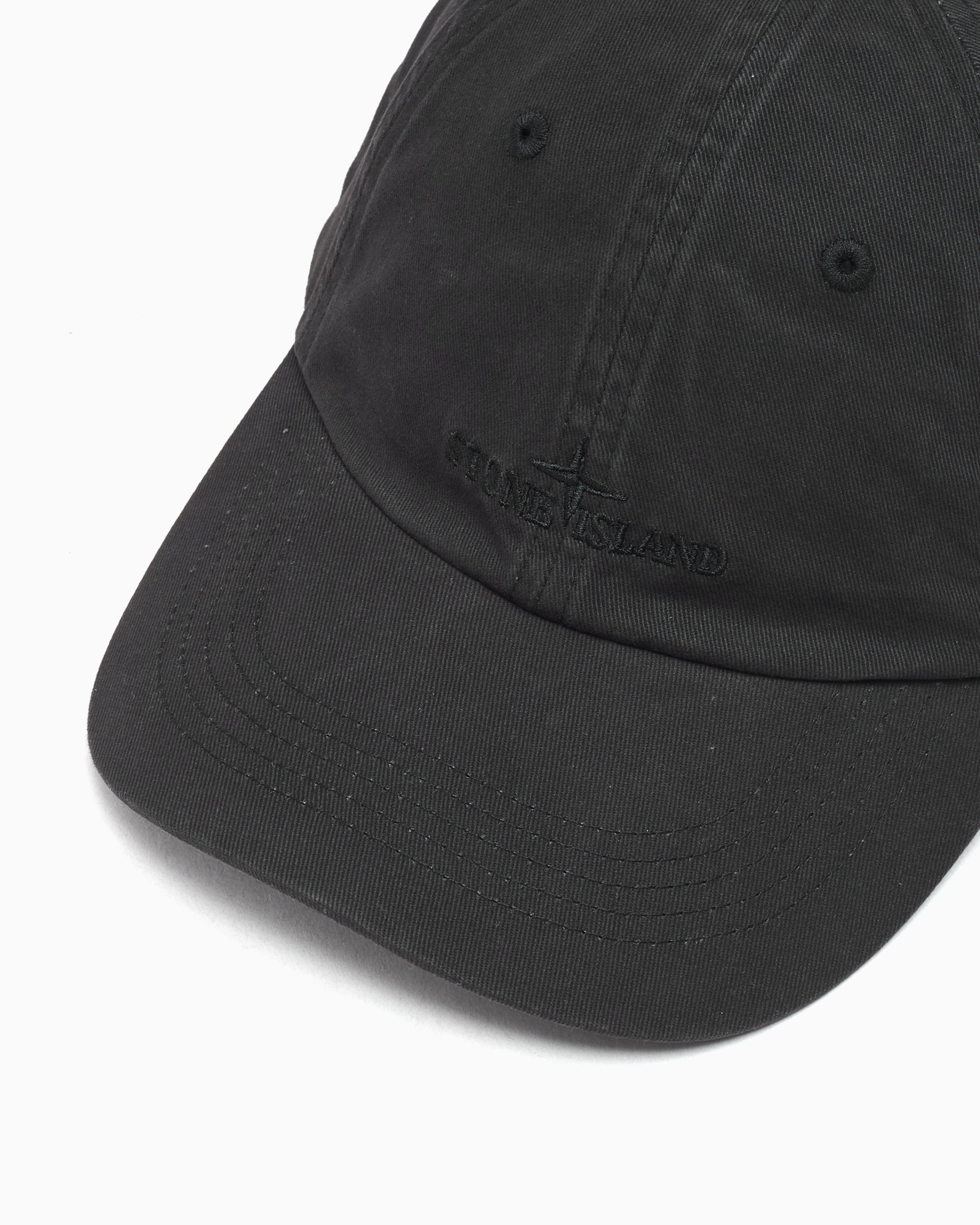 Caps Stone Island Brushed Cotton Gabardine Unisex Cap - L1S159100002-V0029