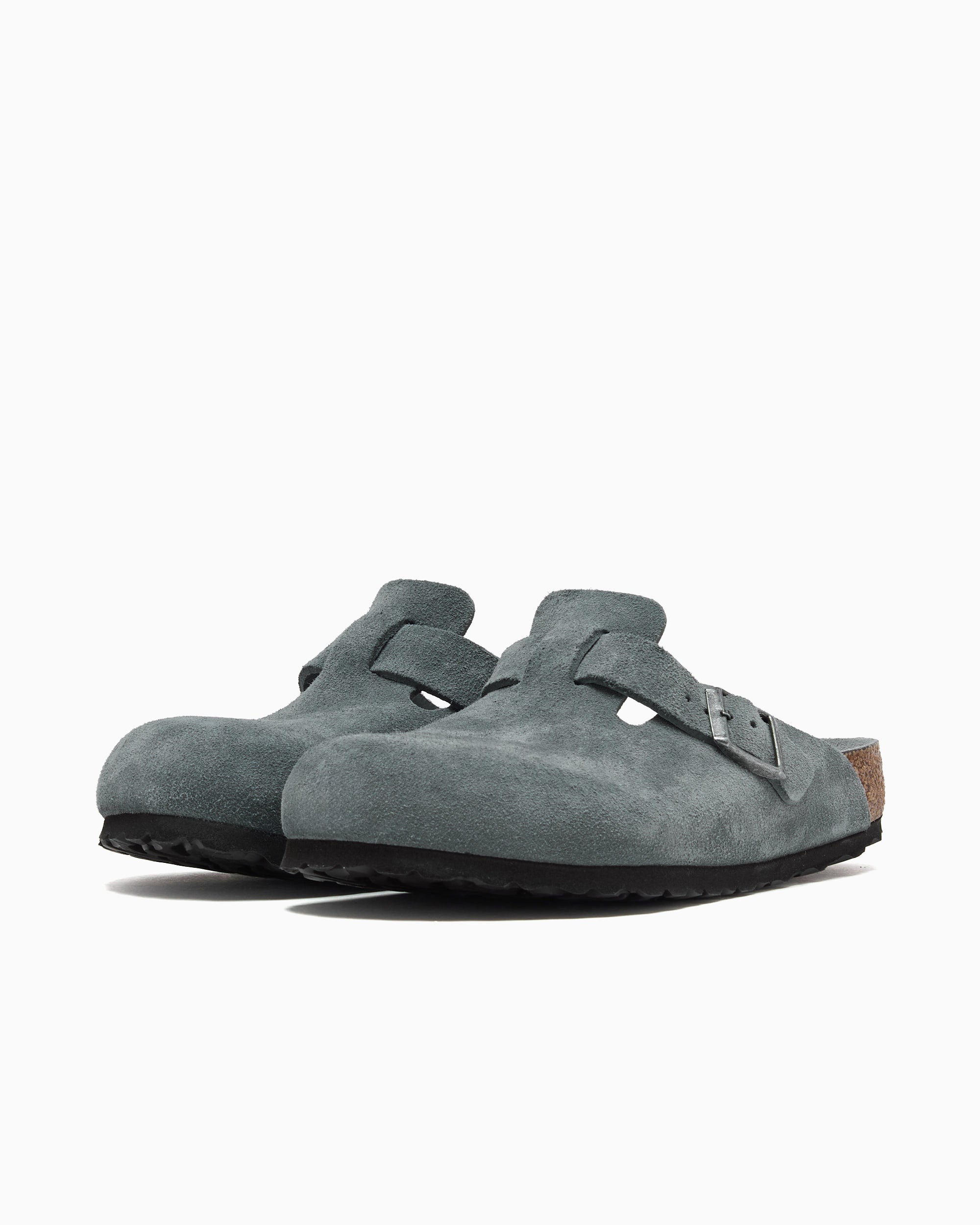 Clogs BIRKENSTOCK Boston Soft Footbed Suede Leather Regular - 1030870