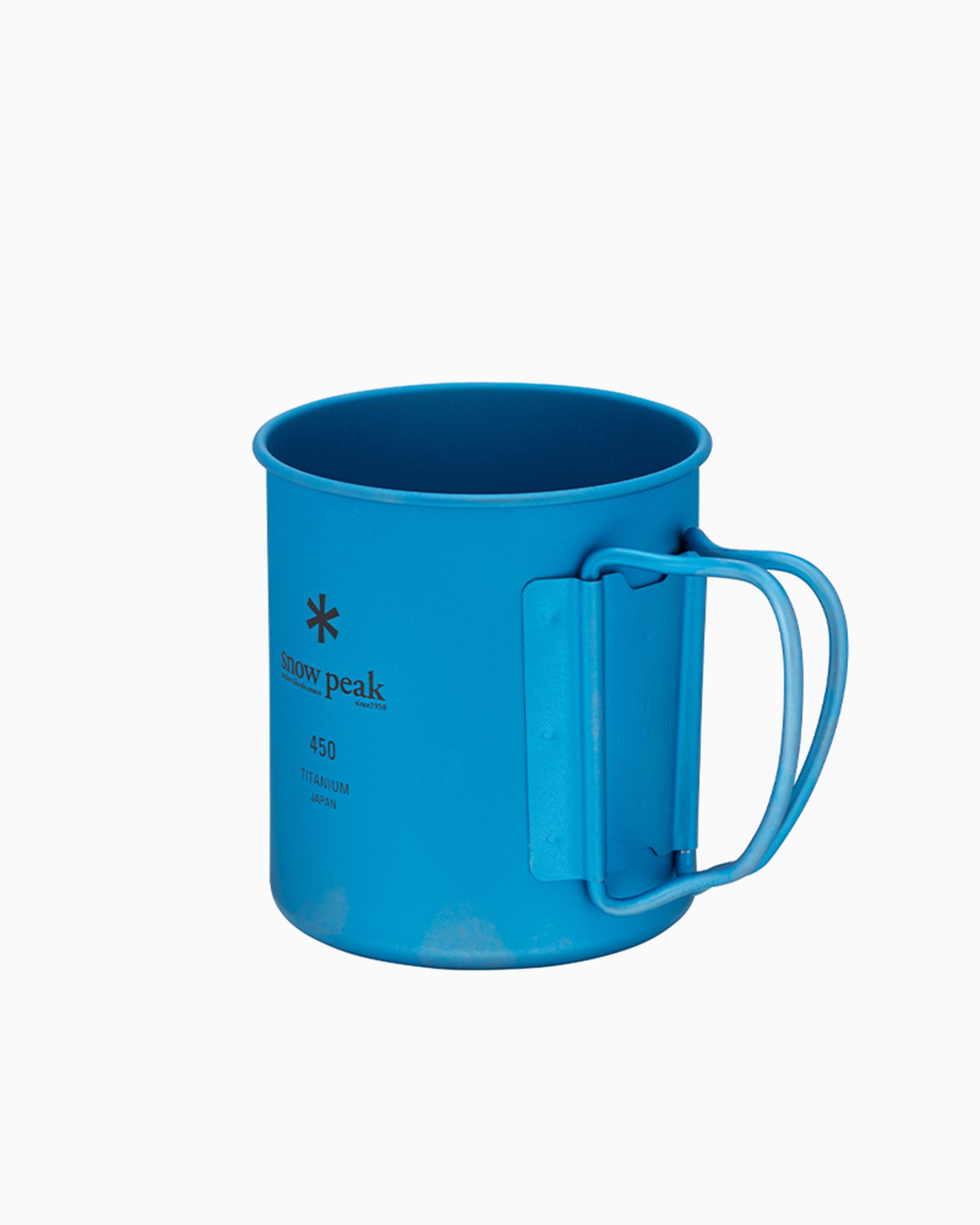 Drinkware Snow Peak Anodized Ti-Single 450 Mug - MG-143-BL