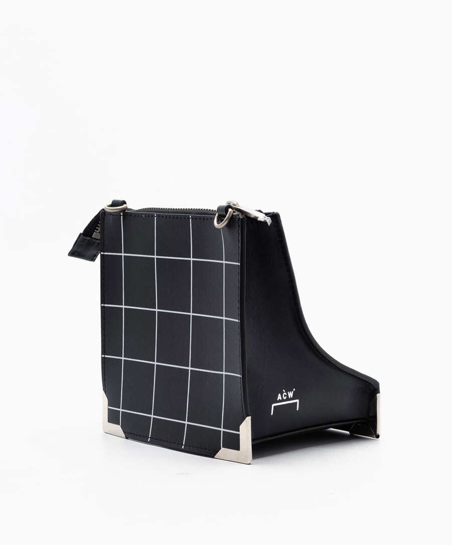 Handbags A-COLD-WALL* Curved Crossbody Unisex Purse Unisex Bag - ACW-MF19-ZLG-B01-BLACK