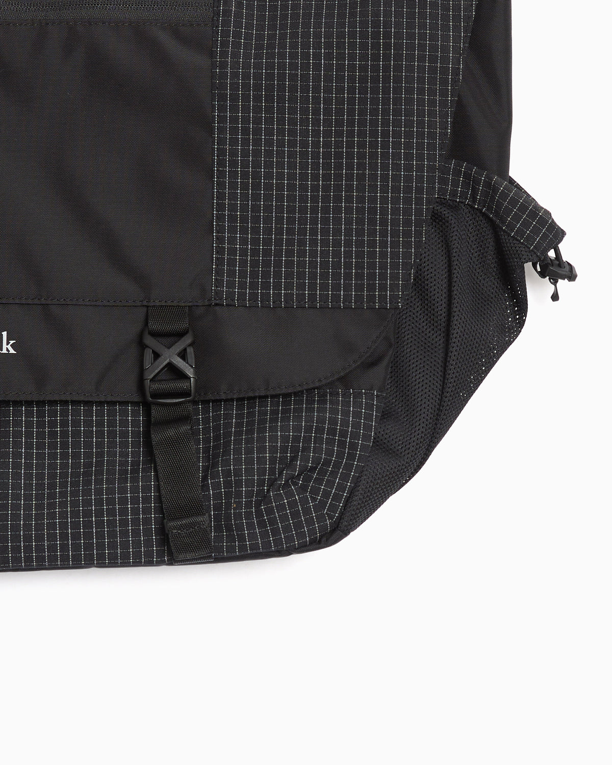 Handbags Snow Peak Grid Messenger Unisex Shoulder Bag - 100261SB08-019