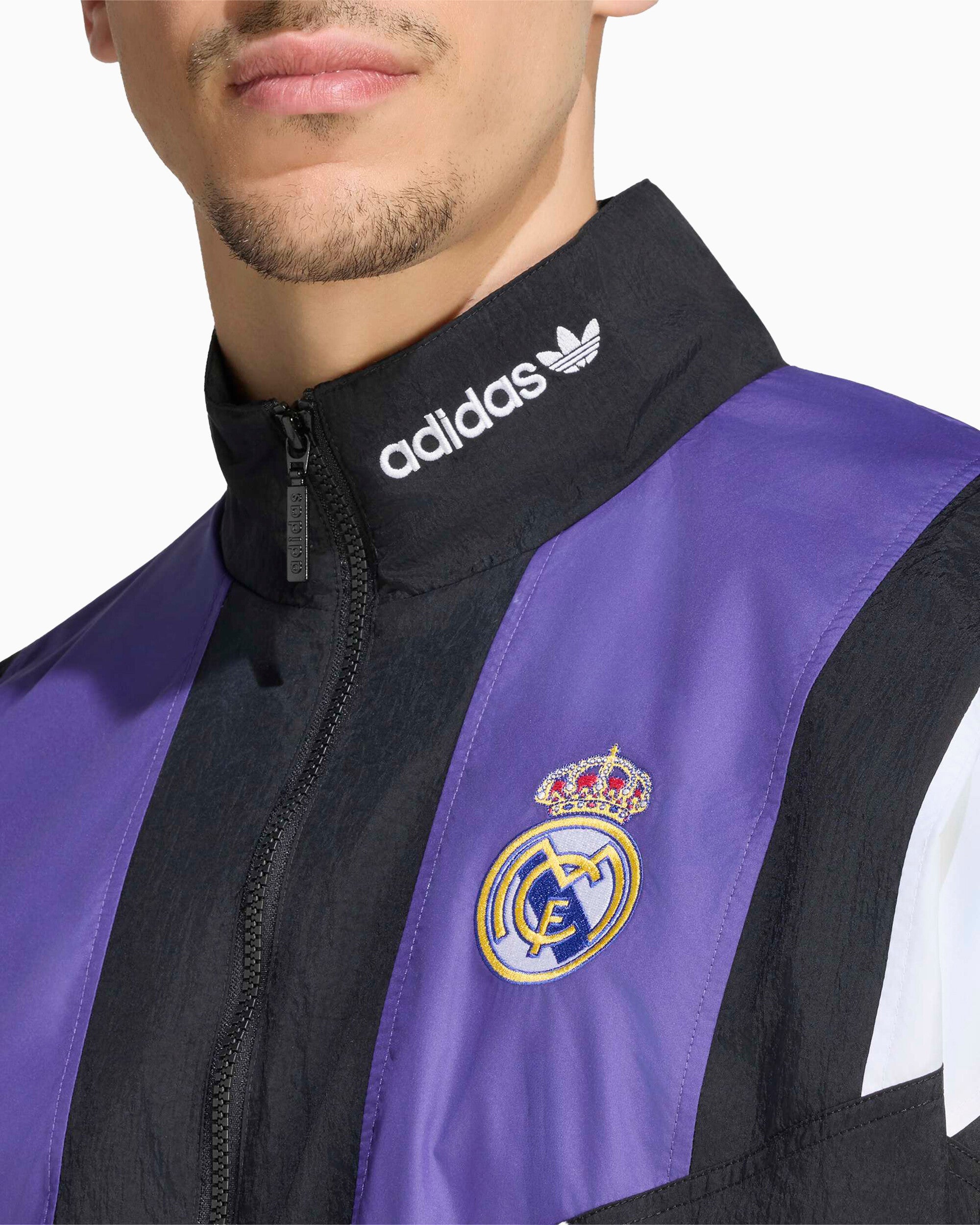Jackets Coats adidas Originals Real Madrid C.F. EQT Relaxed Men's Track Jacket - KG5373