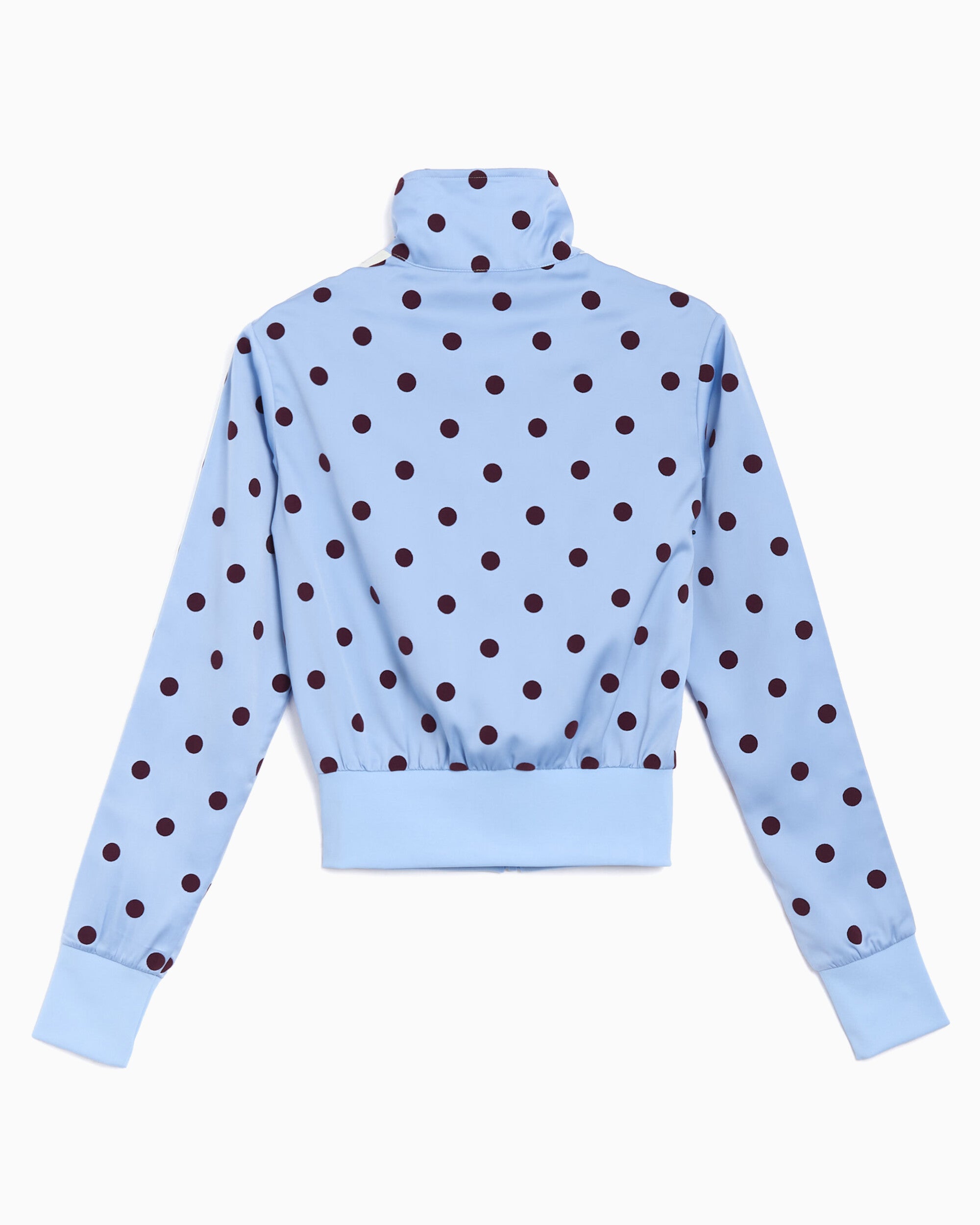 Jackets Coats adidas Originals Satin Polka Dots Crop Women's Track Jacket - KV1167