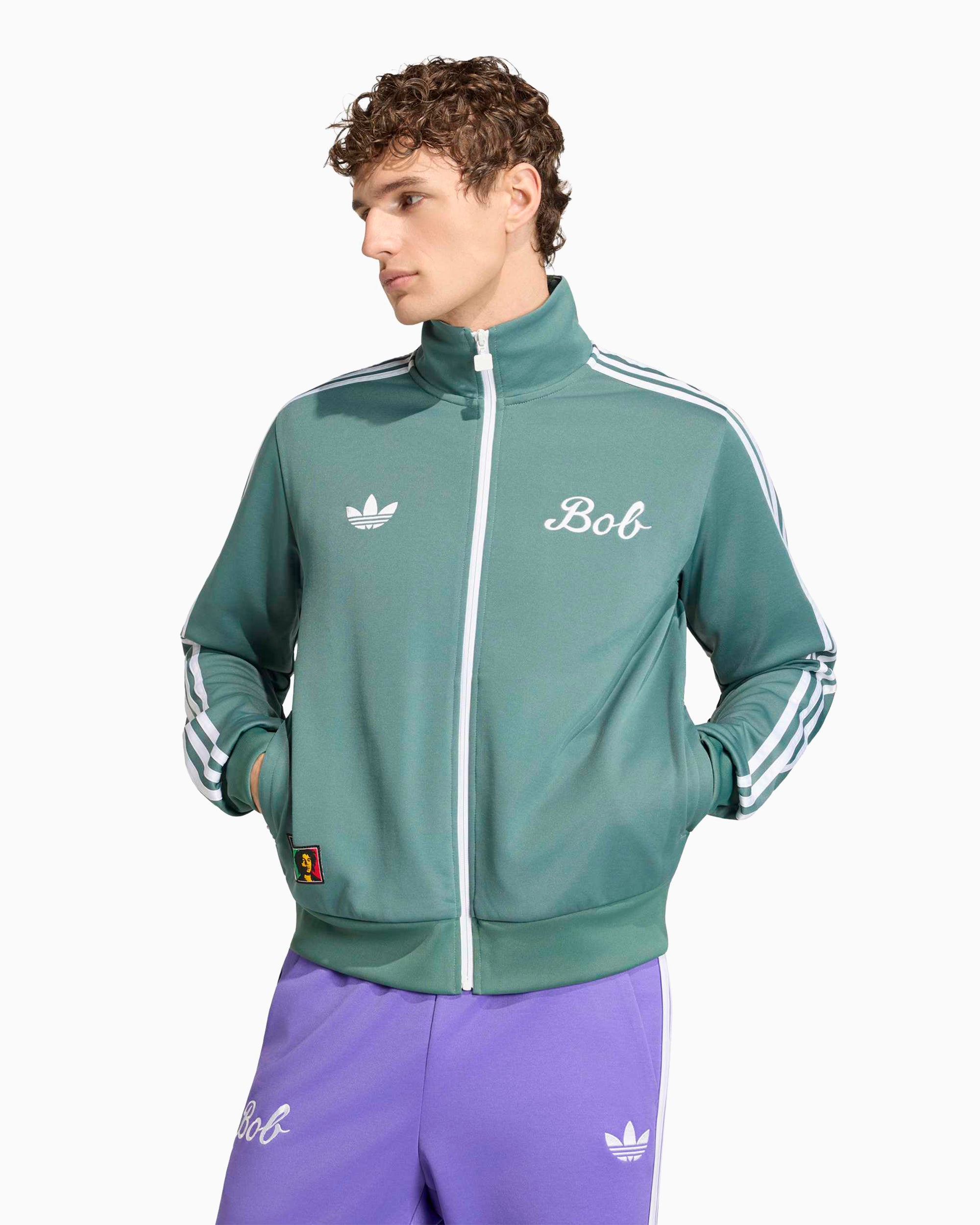 Jackets Coats adidas Originals x Bob Marley OG Graphic Men's Track Jacket - JY5210