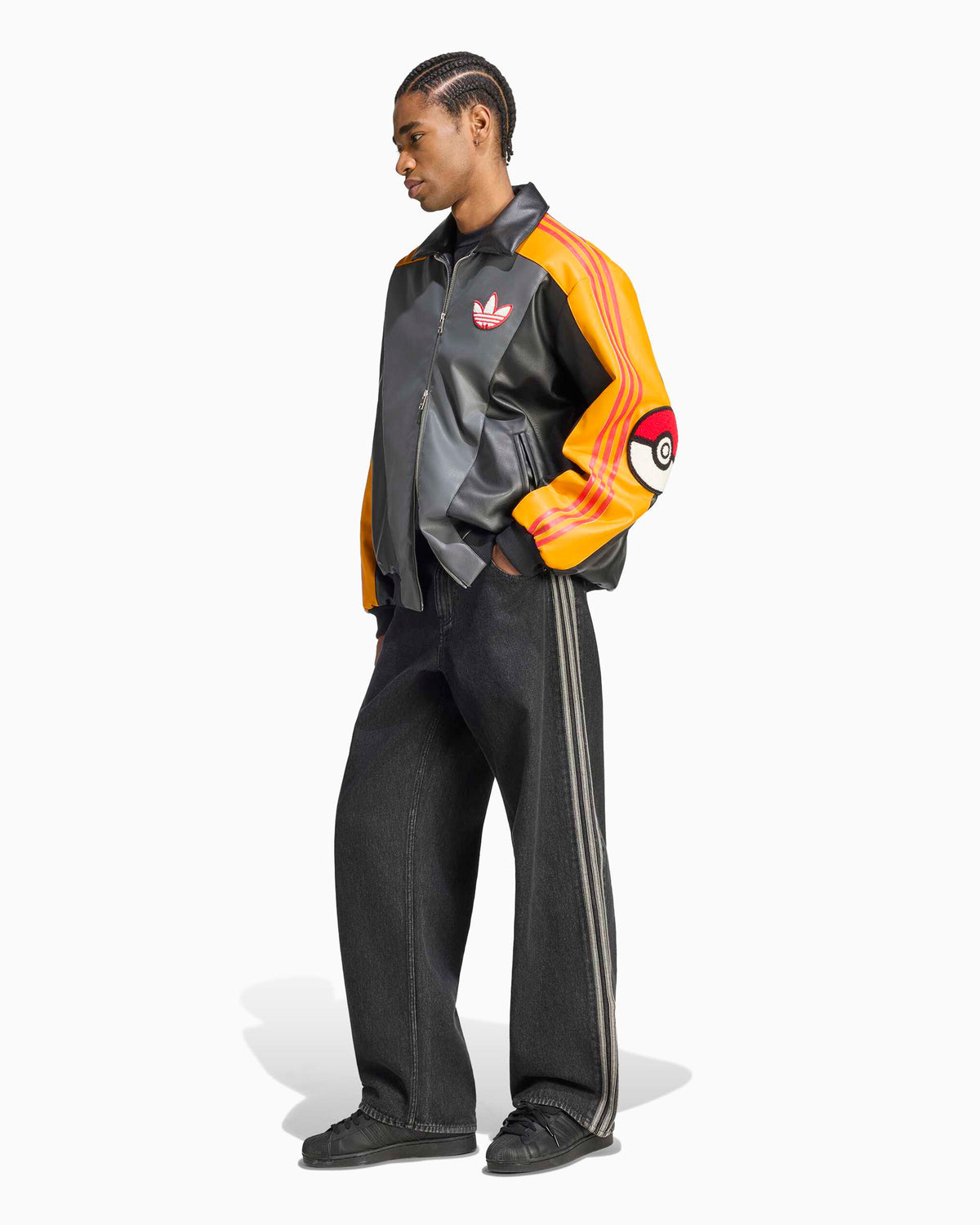Jackets Coats adidas Originals x Pokemon "Pikachu" with patches Relaxed Unisex Bomber - KS4301