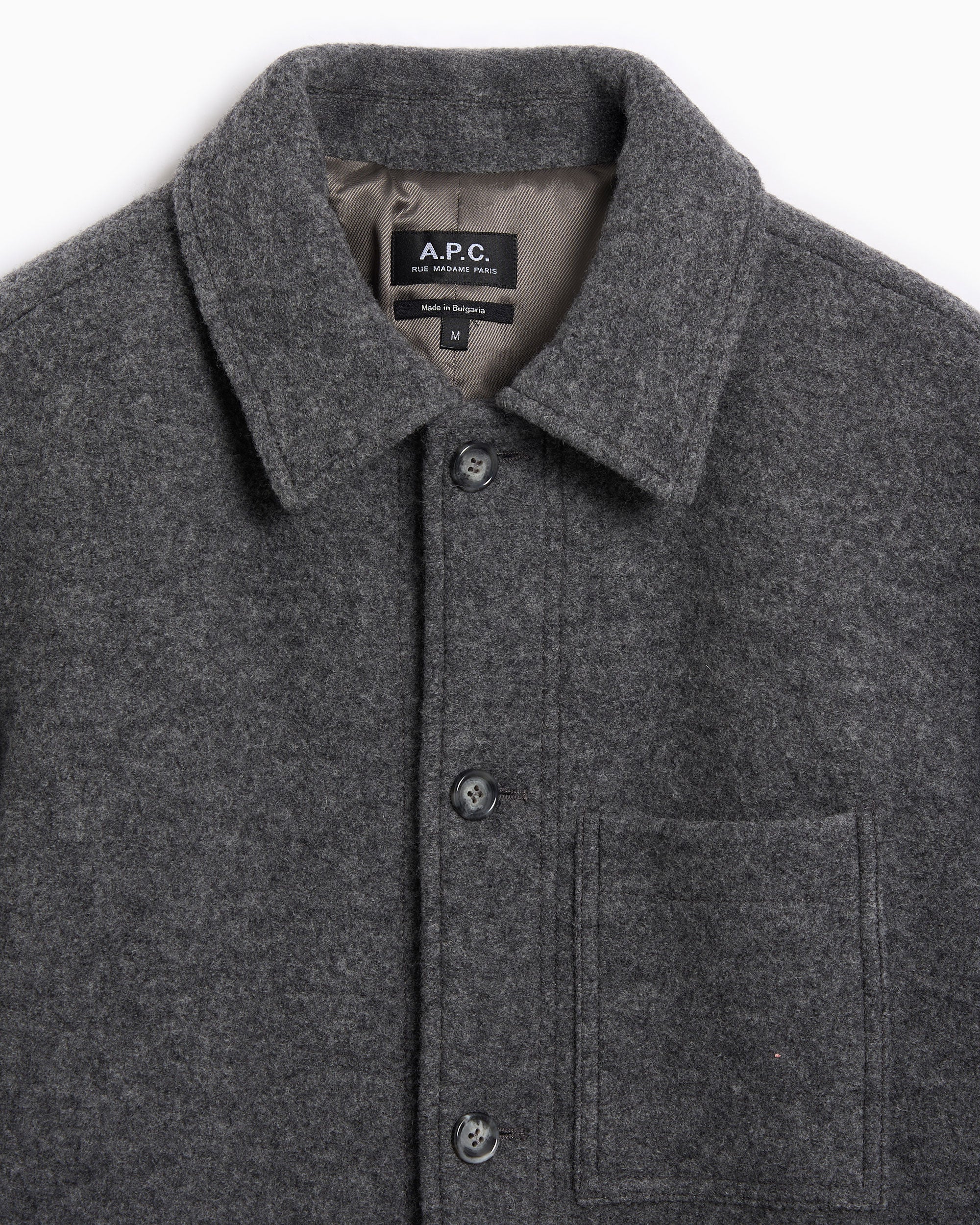 Jackets Coats A.P.C. Emile Men's Cardigan - WVBEH-H32029-PLA