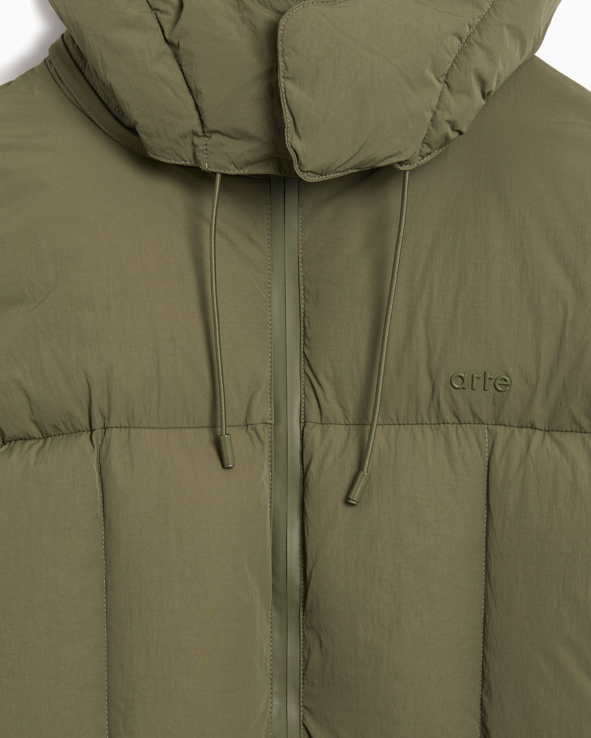 Jackets Coats Arte Antwerp Special Cuts Men's Down Jacket - AW25-132J-Green
