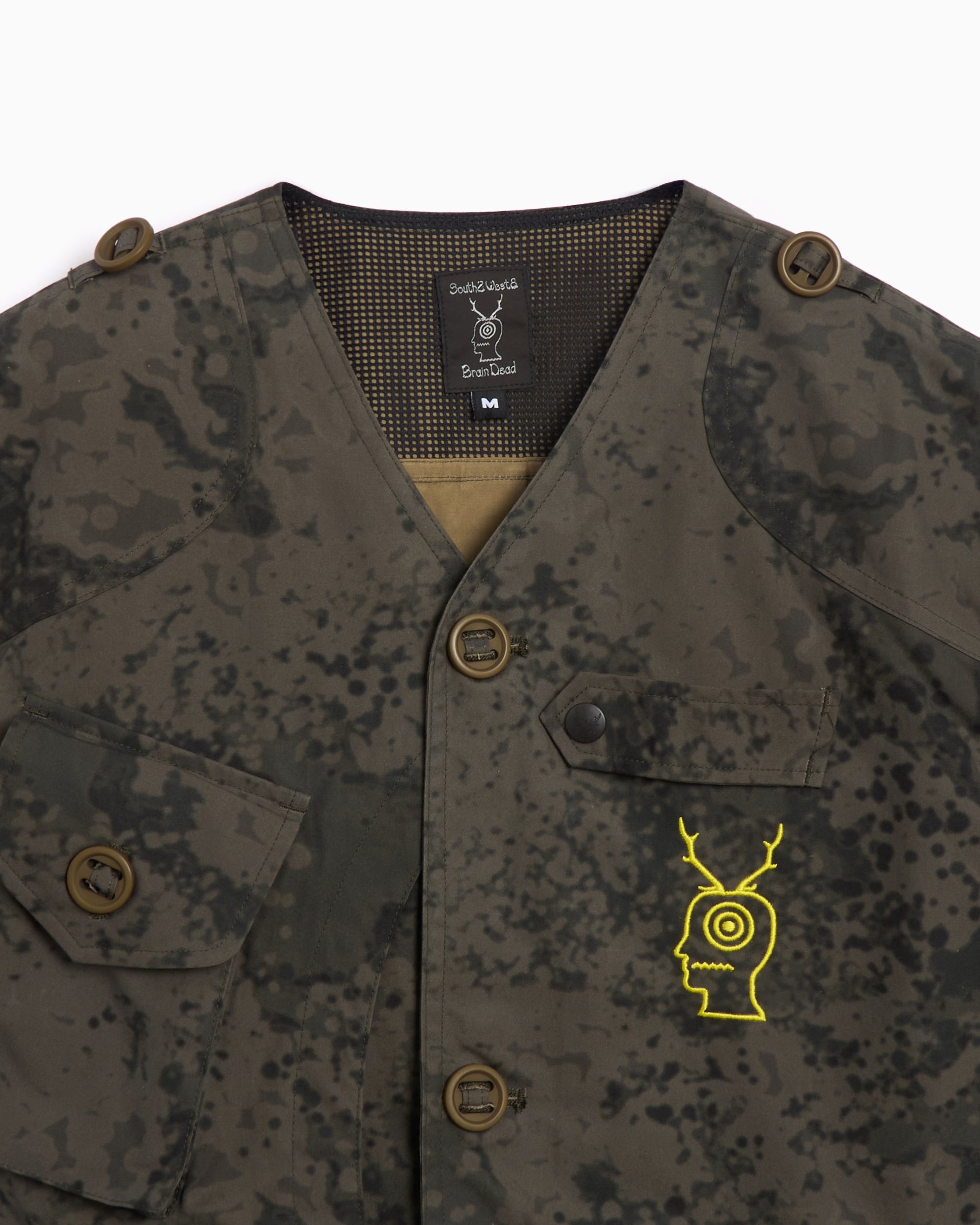 Jackets Coats Brain Dead x South2 West8 Tenkara Men's Jacket Relaxed Men's Light Jacket - BDP24O200040-GRY