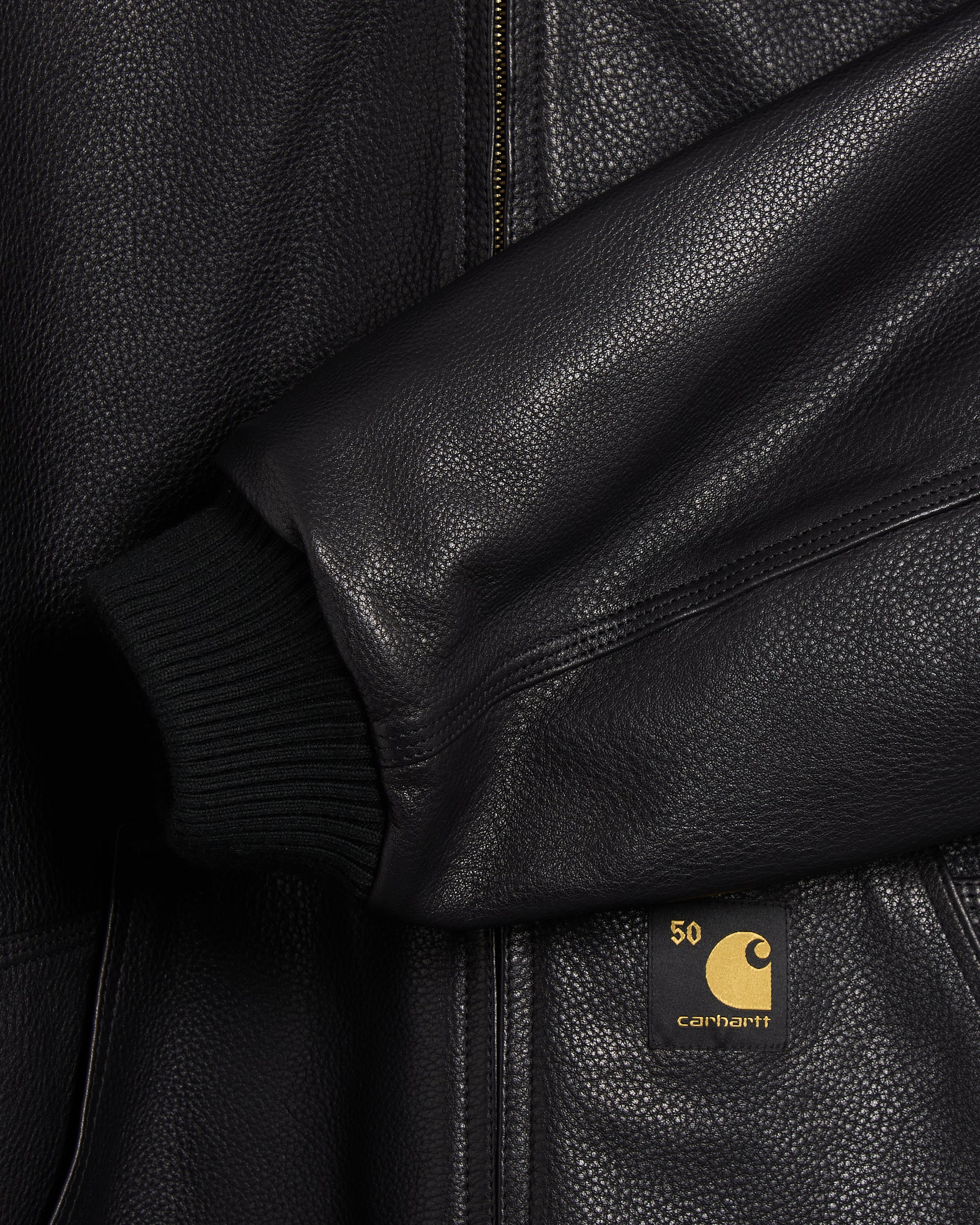 Jackets Coats Carhartt WIP 50th Anniversary Edition OG Active Reversible Relaxed Men's Leather Jacket - I035967-3R0XX