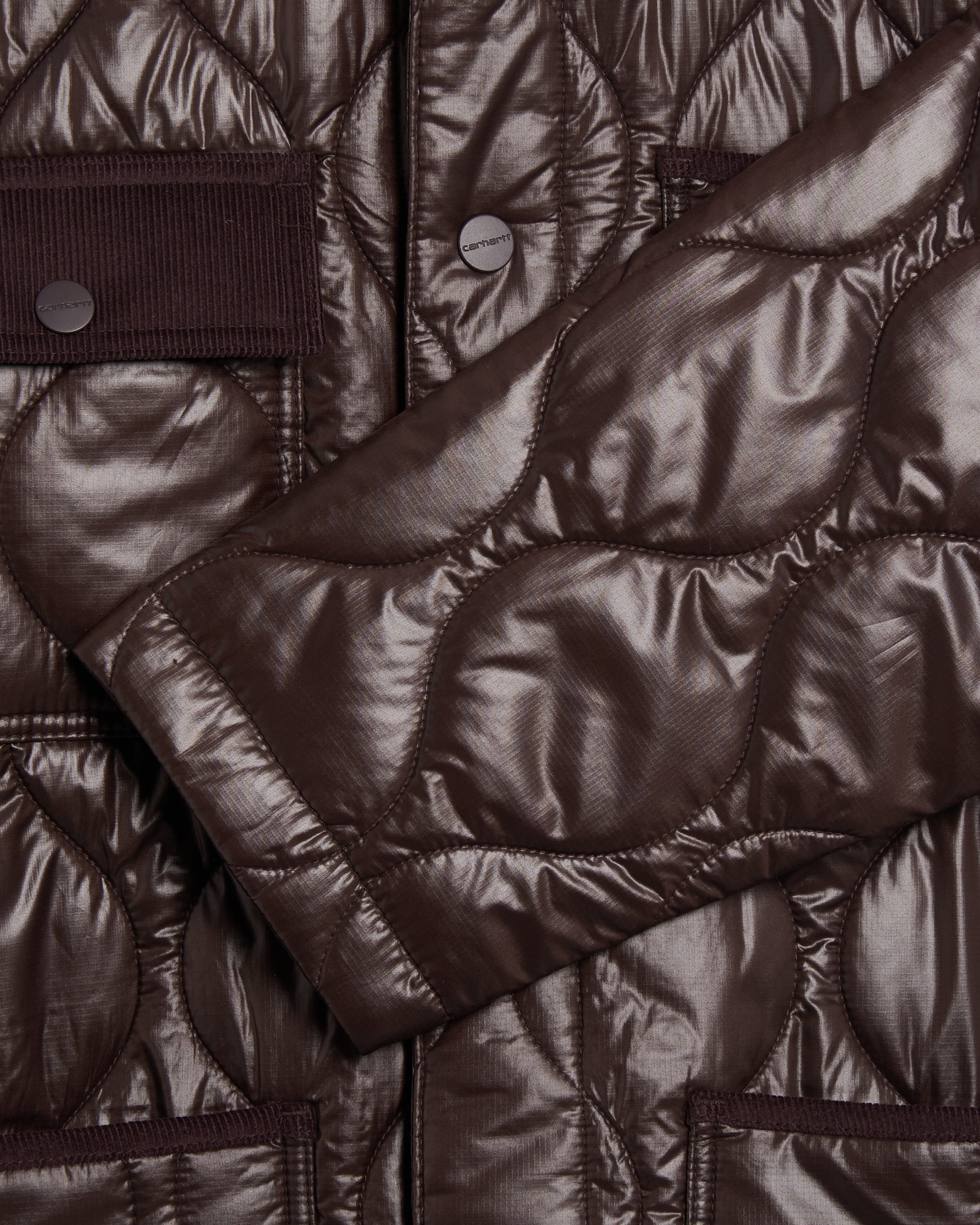 Jackets Coats Carhartt WIP Oscar Chore Liner Relaxed Unisex Quilted Jacket - I035366-33HXX