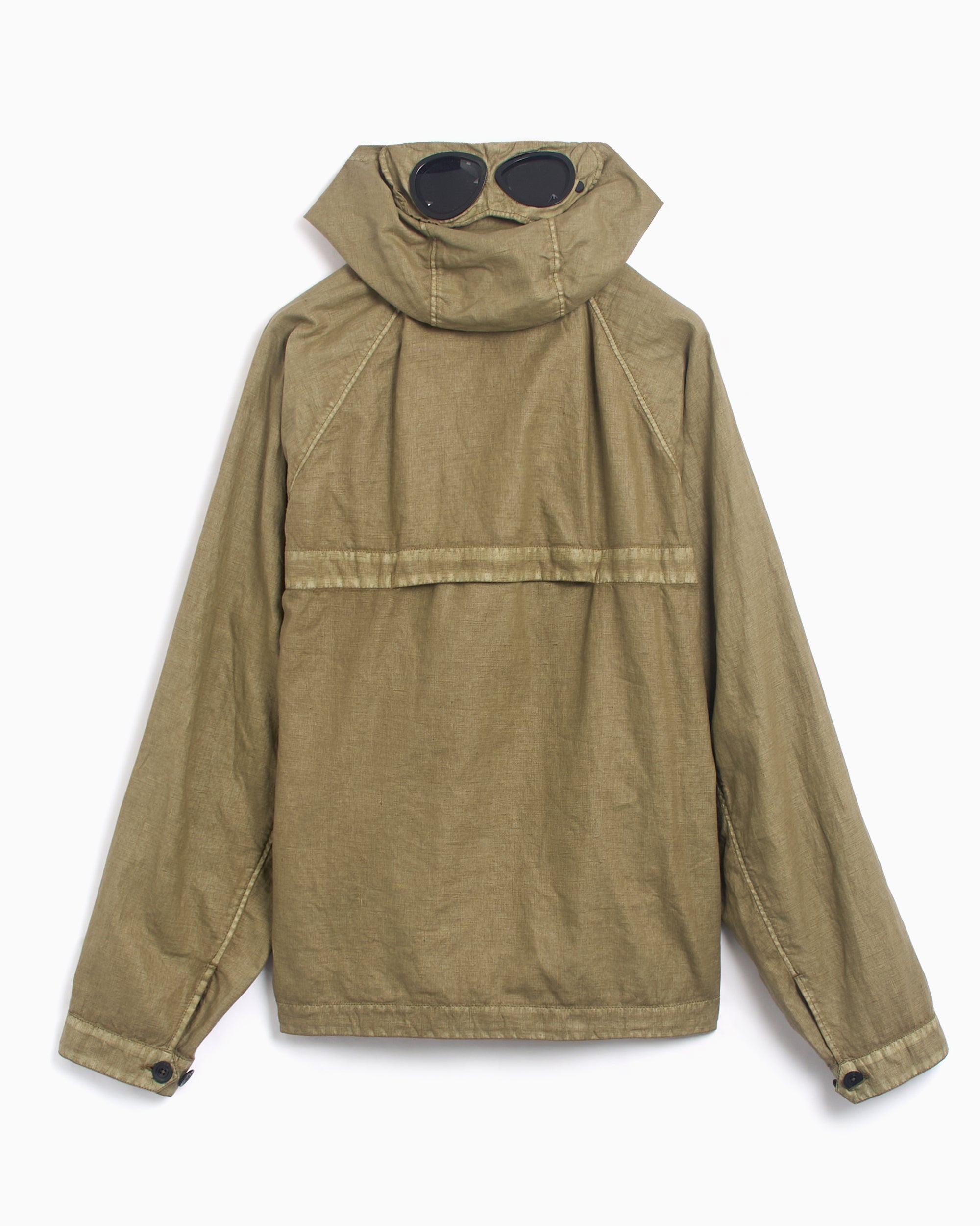 Jackets Coats CP Company Men's Lino Wax Goggle Jacket Men's Jacket - 18CMOW202A006284G-305