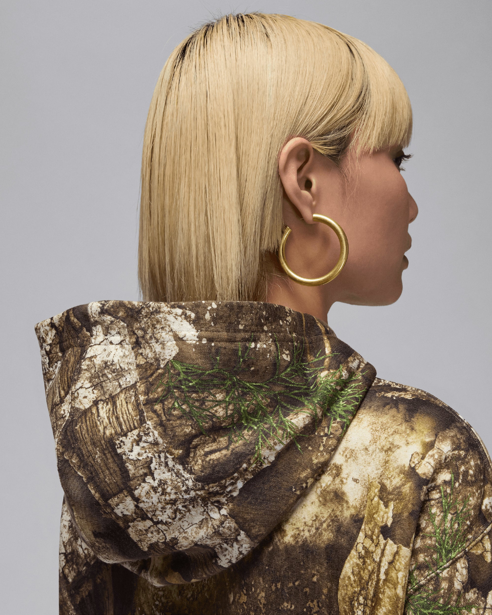 Jackets Coats Jordan Brooklyn Realtree Fleece Camo Print Leaves Crop Women's Light Jacket - HV0469-133