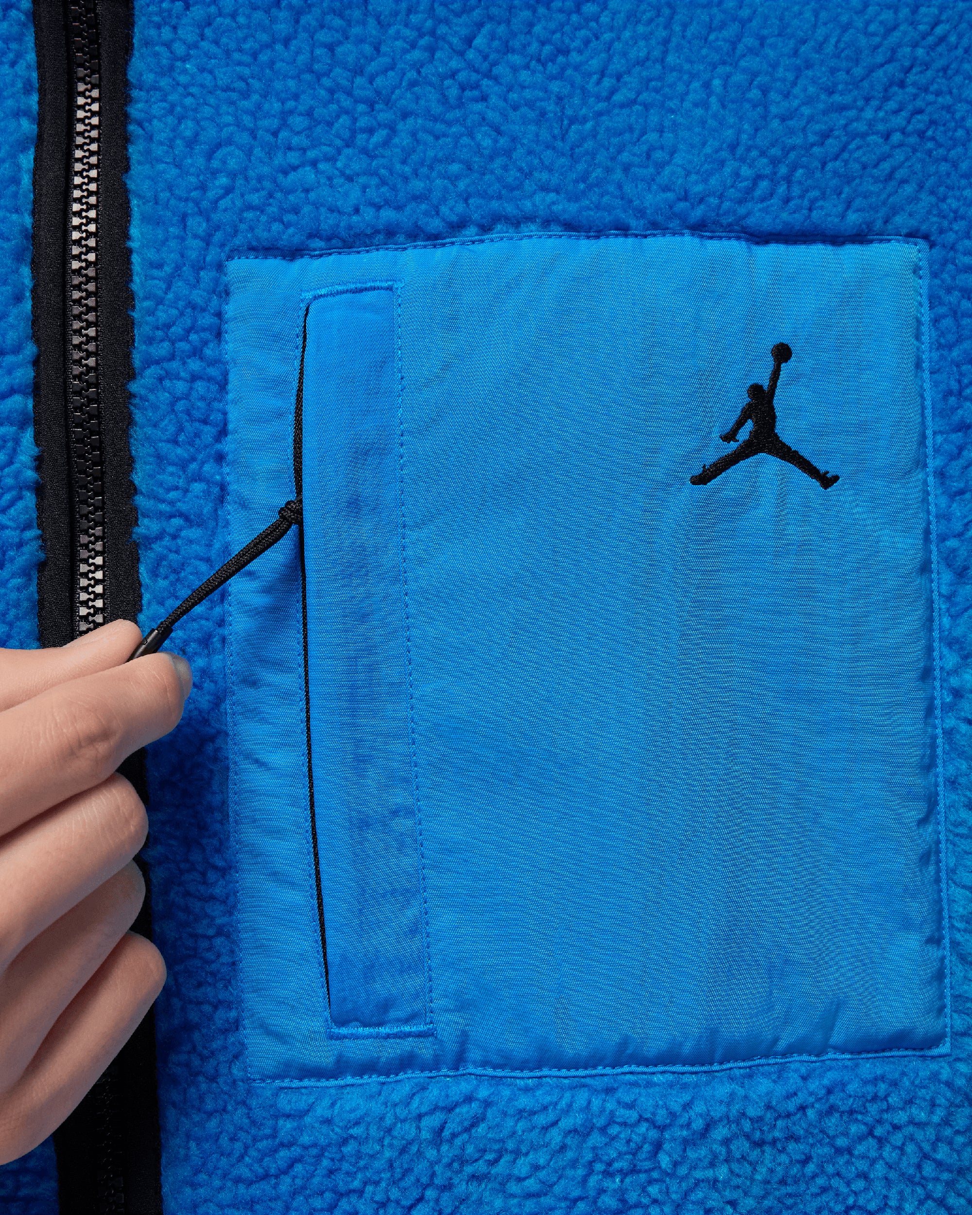 Jackets Coats Jordan Flight Mountainside Faux Fur Relaxed Men's Fleece Jacket - HV0778-406