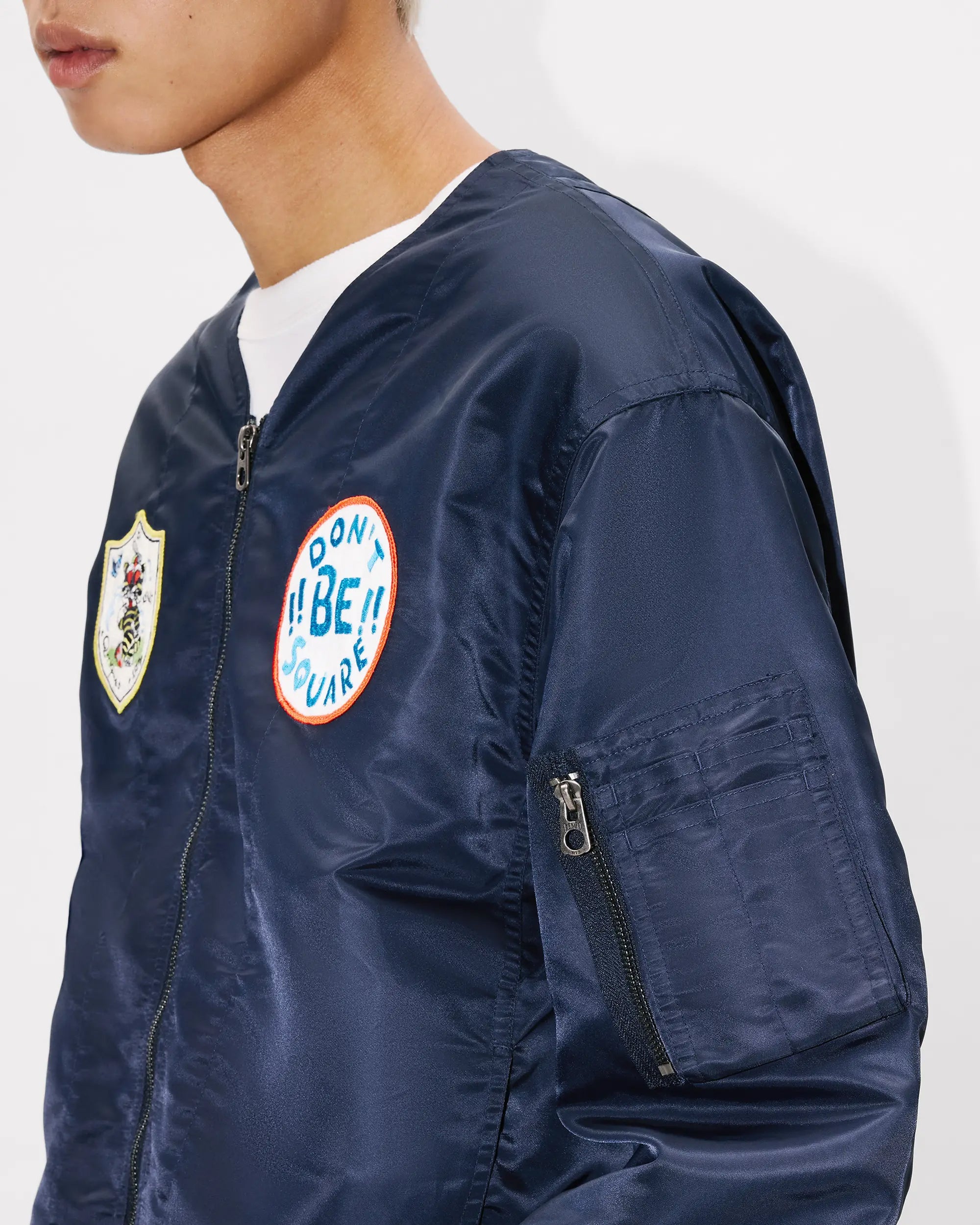 Jackets Coats Kenzo Badges Men's Bomber - FG55BL1269NL-76