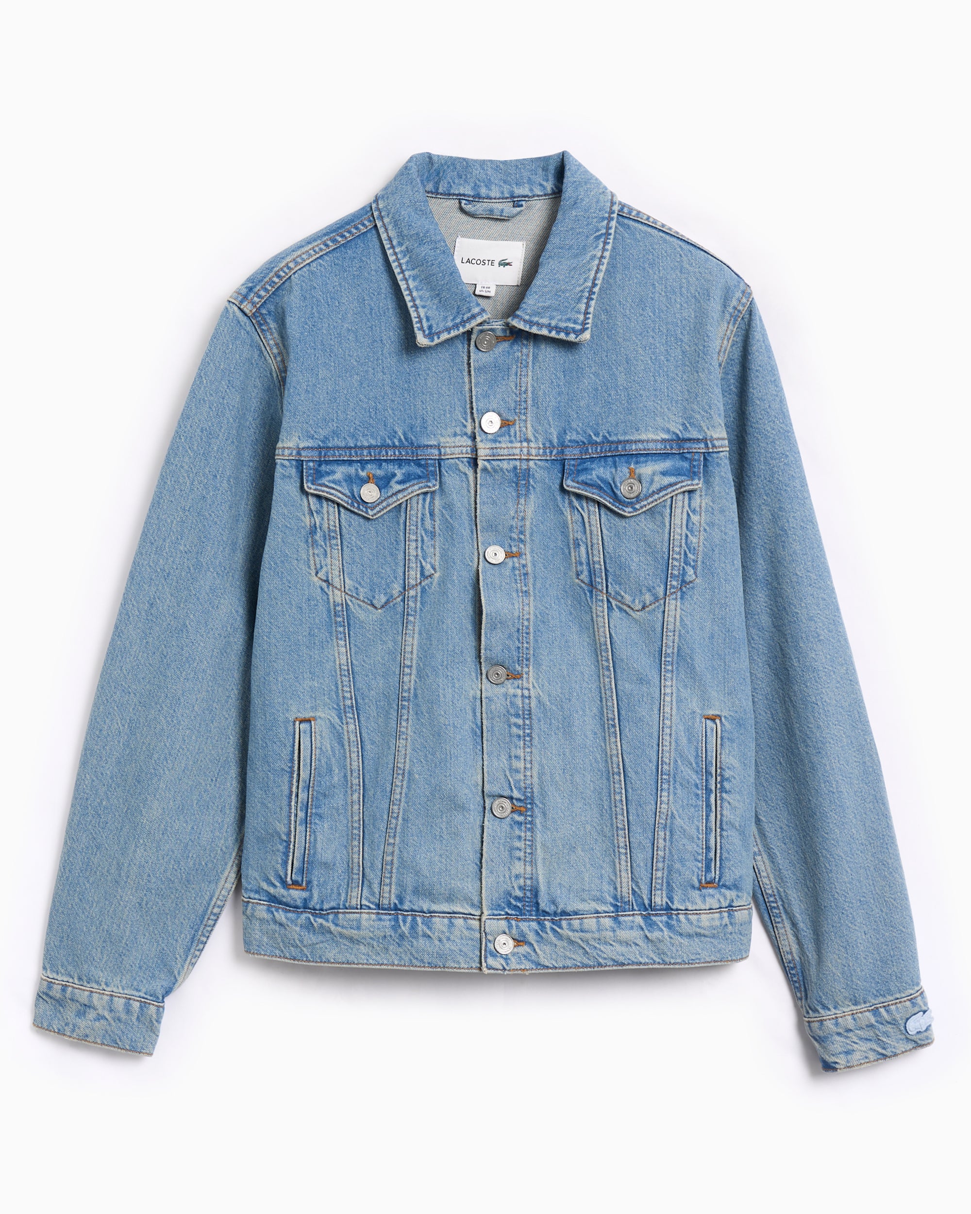 Jackets Coats Lacoste Graphic Men's Denim Jacket - BH8982-00-MKU