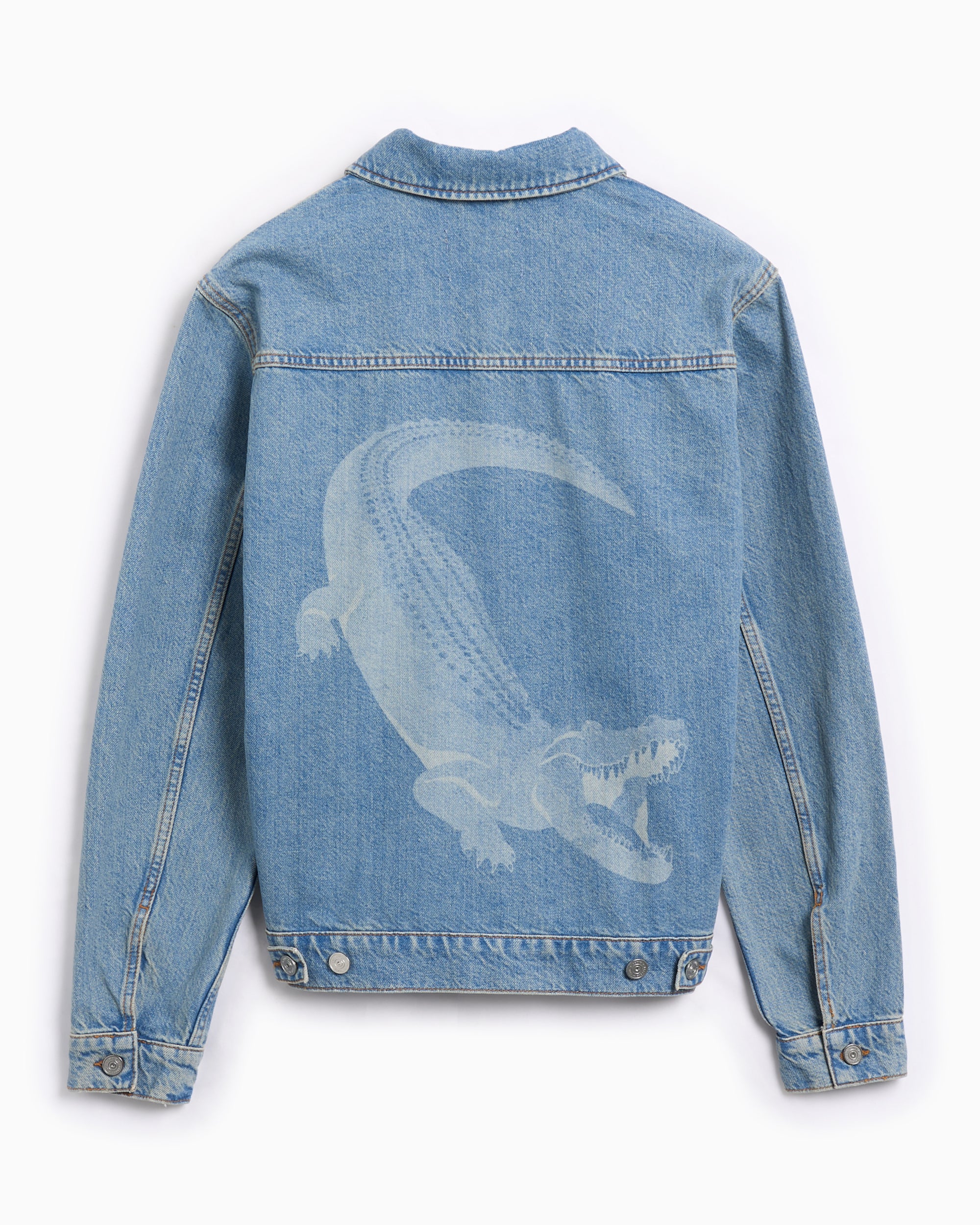 Jackets Coats Lacoste Graphic Men's Denim Jacket - BH8982-00-MKU