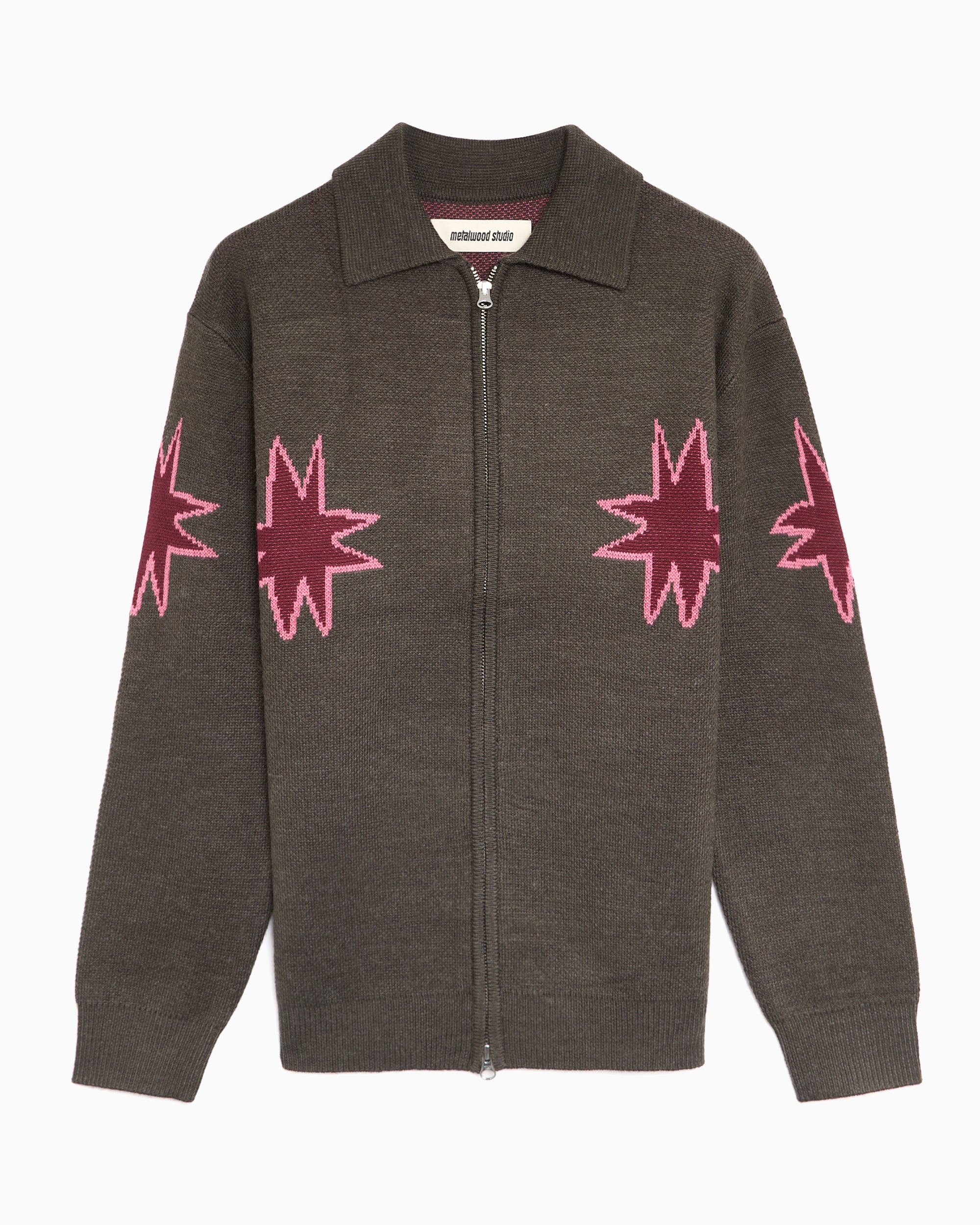 Jackets Coats Metalwood Kiki Graphic Men's Cardigan - 25FW-15-101-GRP