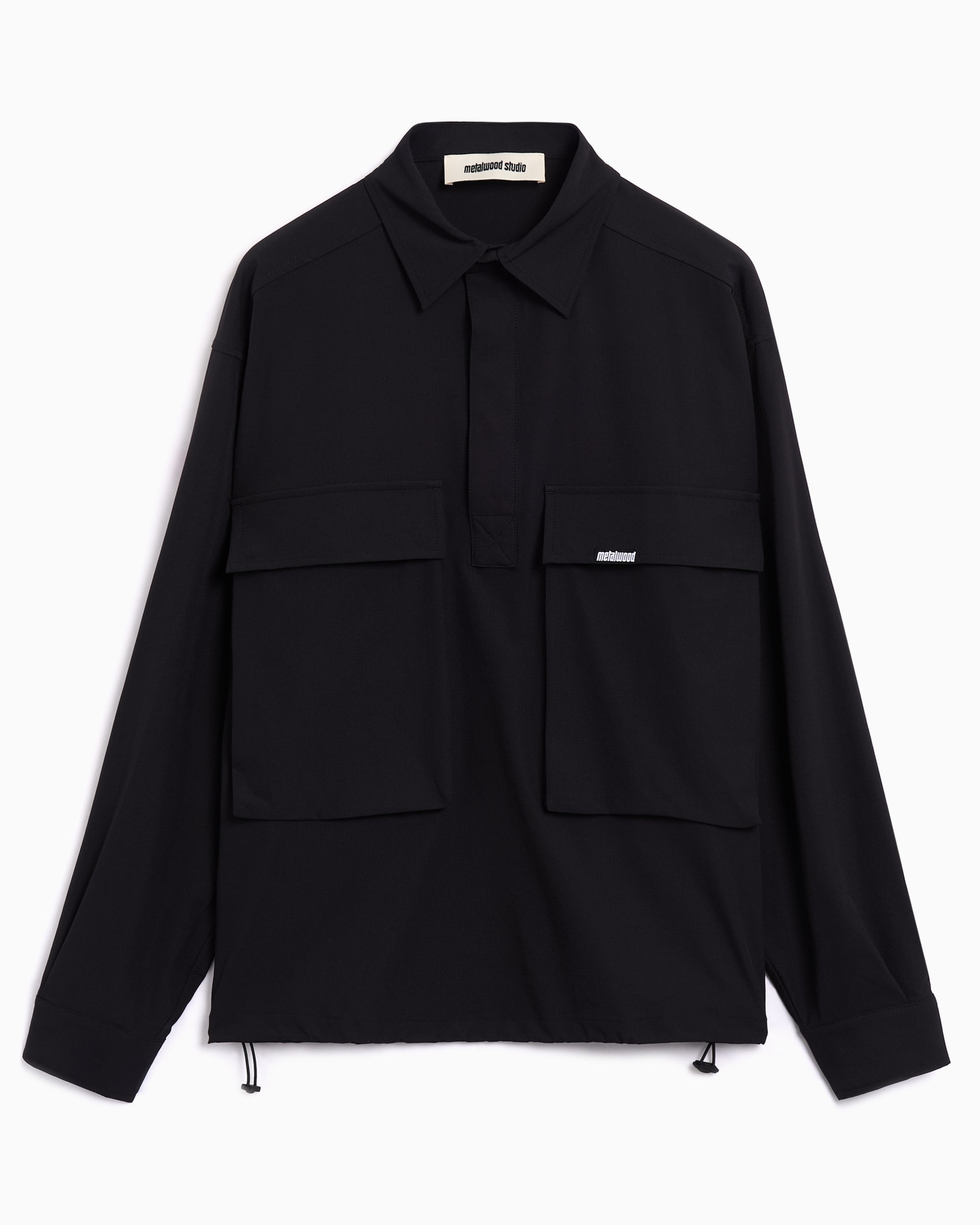 Jackets Coats Metalwood Ripstop Men's Overshirt - MWS25-05-04-BLK