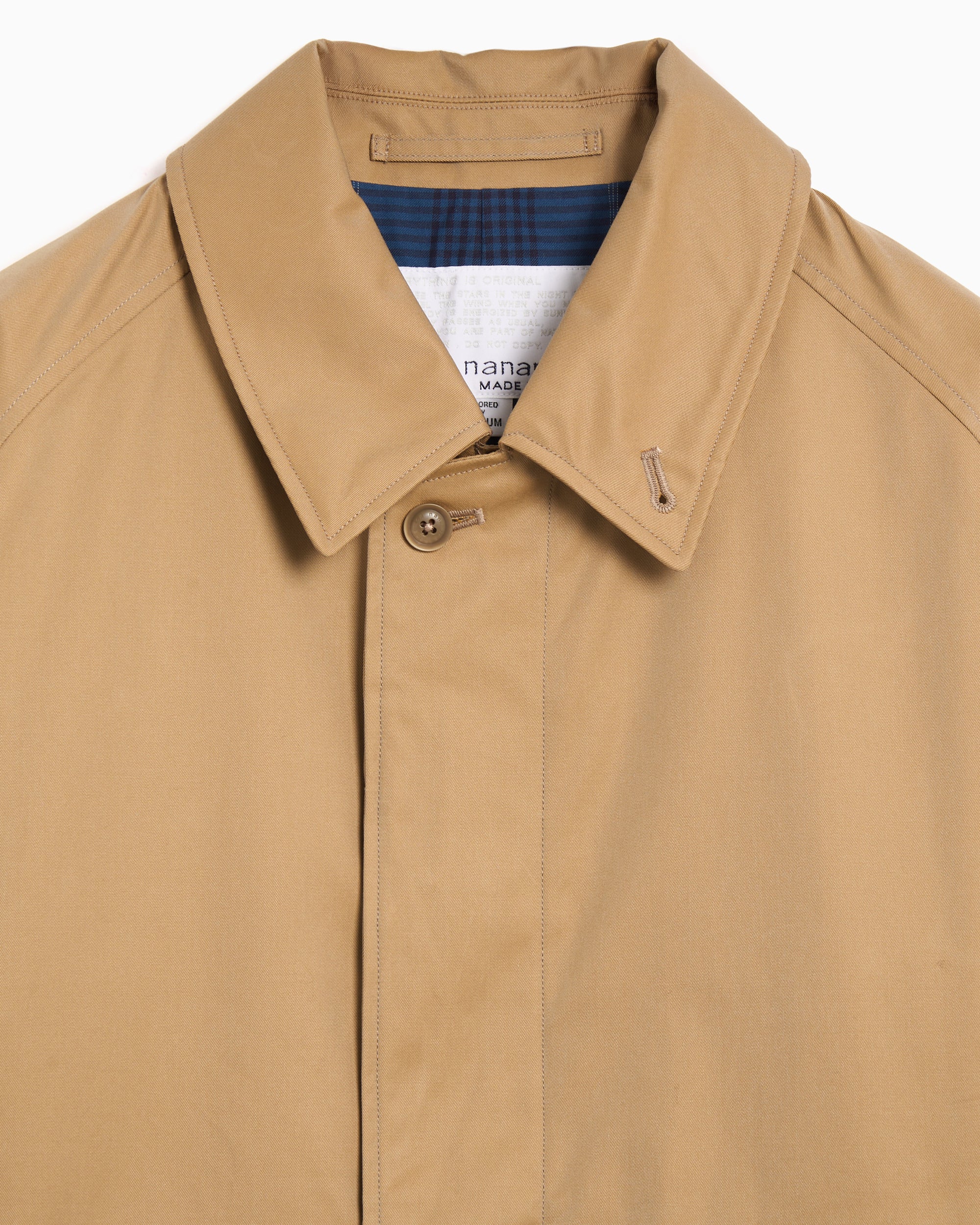 Jackets Coats nanamica Balmacaan Gore-Tex® Men's Rain Jacket - S25SB032E-BE