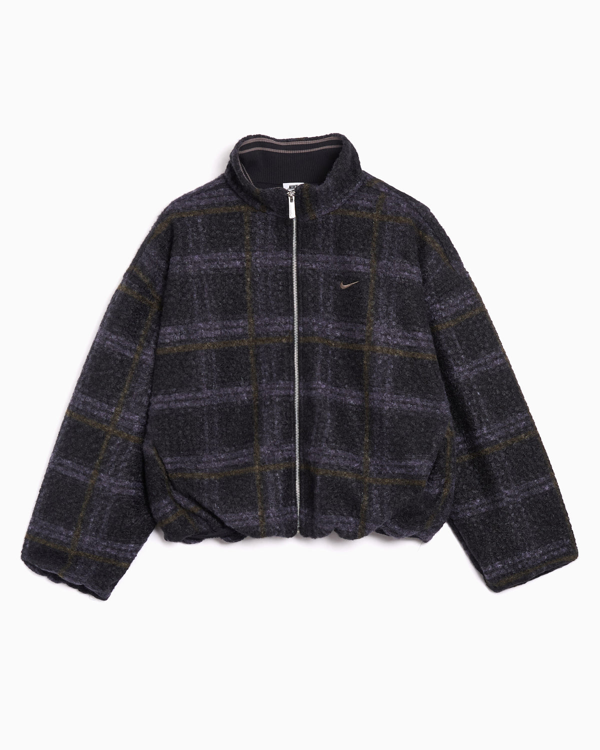 Jackets Coats Nike Sportswear Plaid Women's Fleece Jacket - IQ8268-010