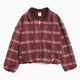 Giacca in pile a quadri Nike Sportswear per donna