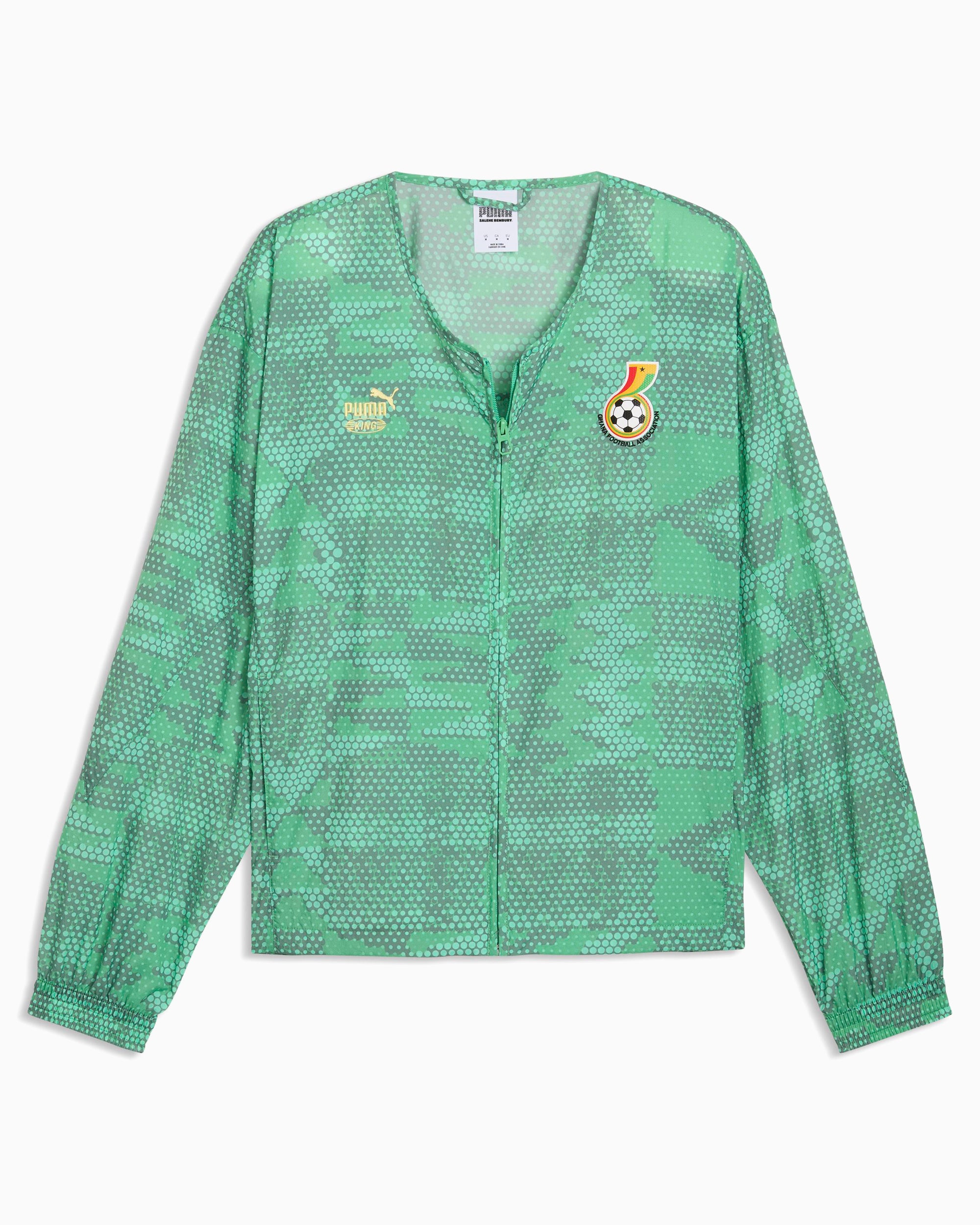 Jackets Coats Puma x Salehe Bembury x Ghana "King" Logo Relaxed Men's Track Jacket - 635117-56