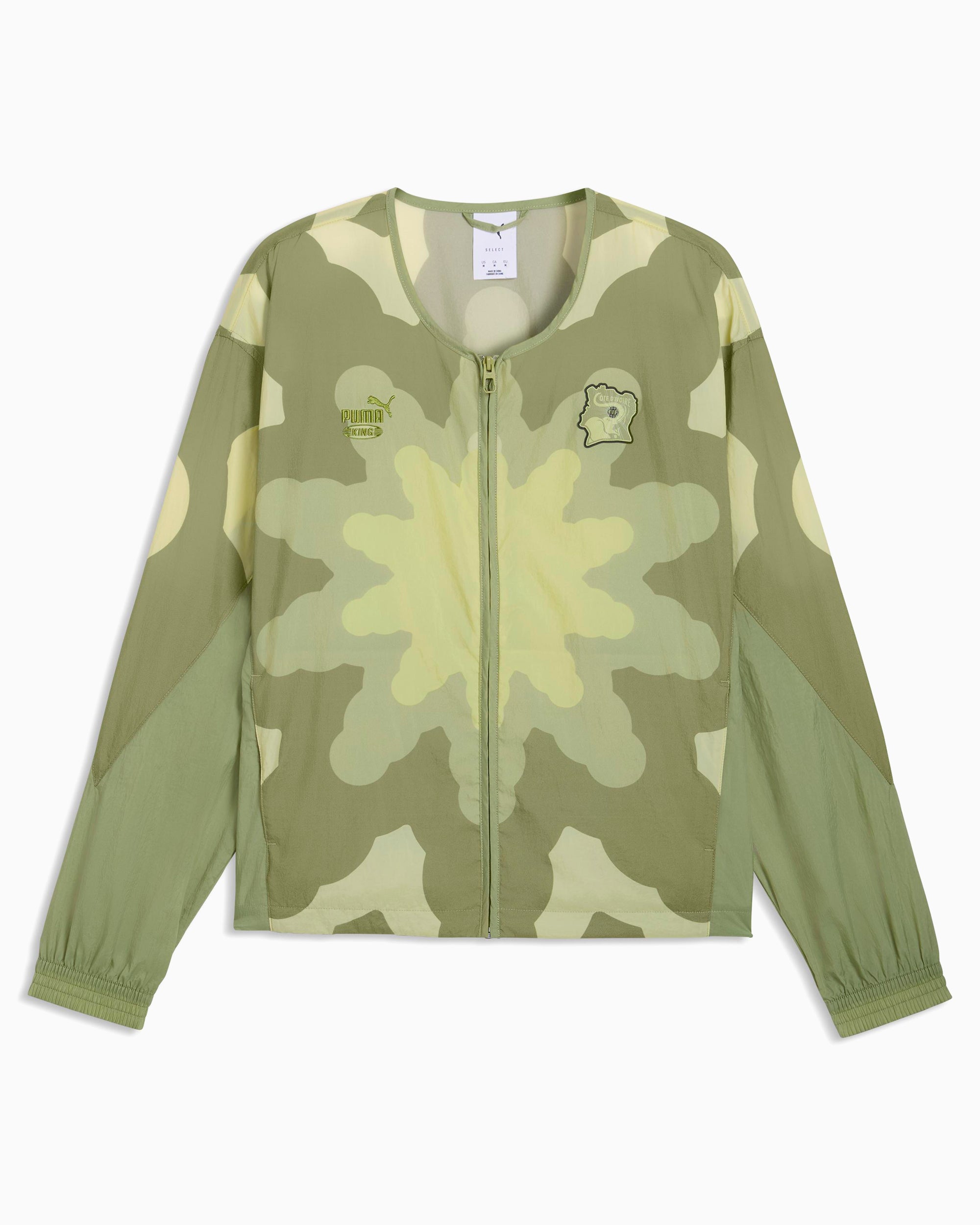 Jackets Coats Puma x Salehe Bembury x Ivory Coast "King" Logo Relaxed Men's Track Jacket - 635123-25