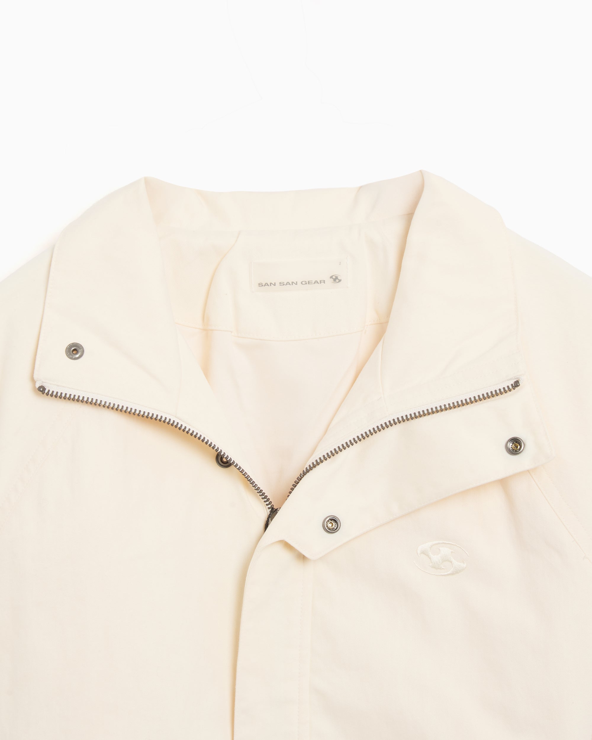 Jackets Coats SAN SAN GEAR Affine Curve Men's Light Jacket - SG2503JK12-IVORY