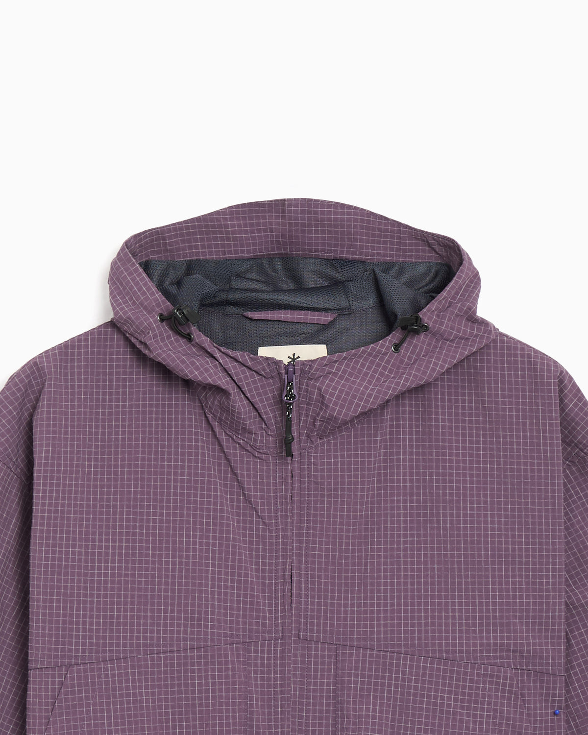 Jackets Coats Snow Peak Kasuri Ripstop Plaid Relaxed Unisex Rain Jacket - 100261JK04-084