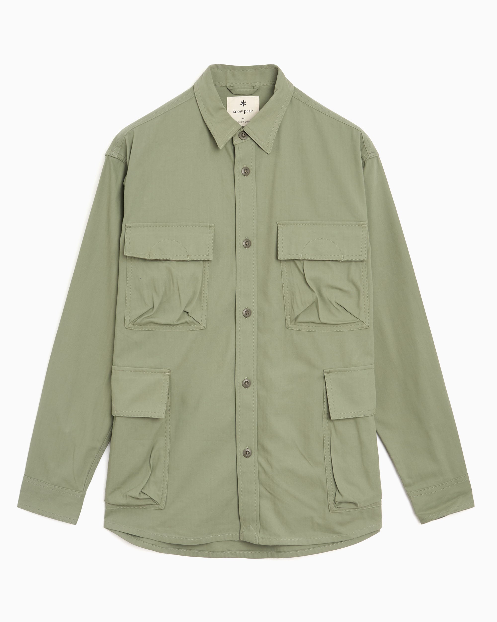 Jackets Coats Snow Peak Takibi Relaxed Unisex Overshirt - SH-26SU004