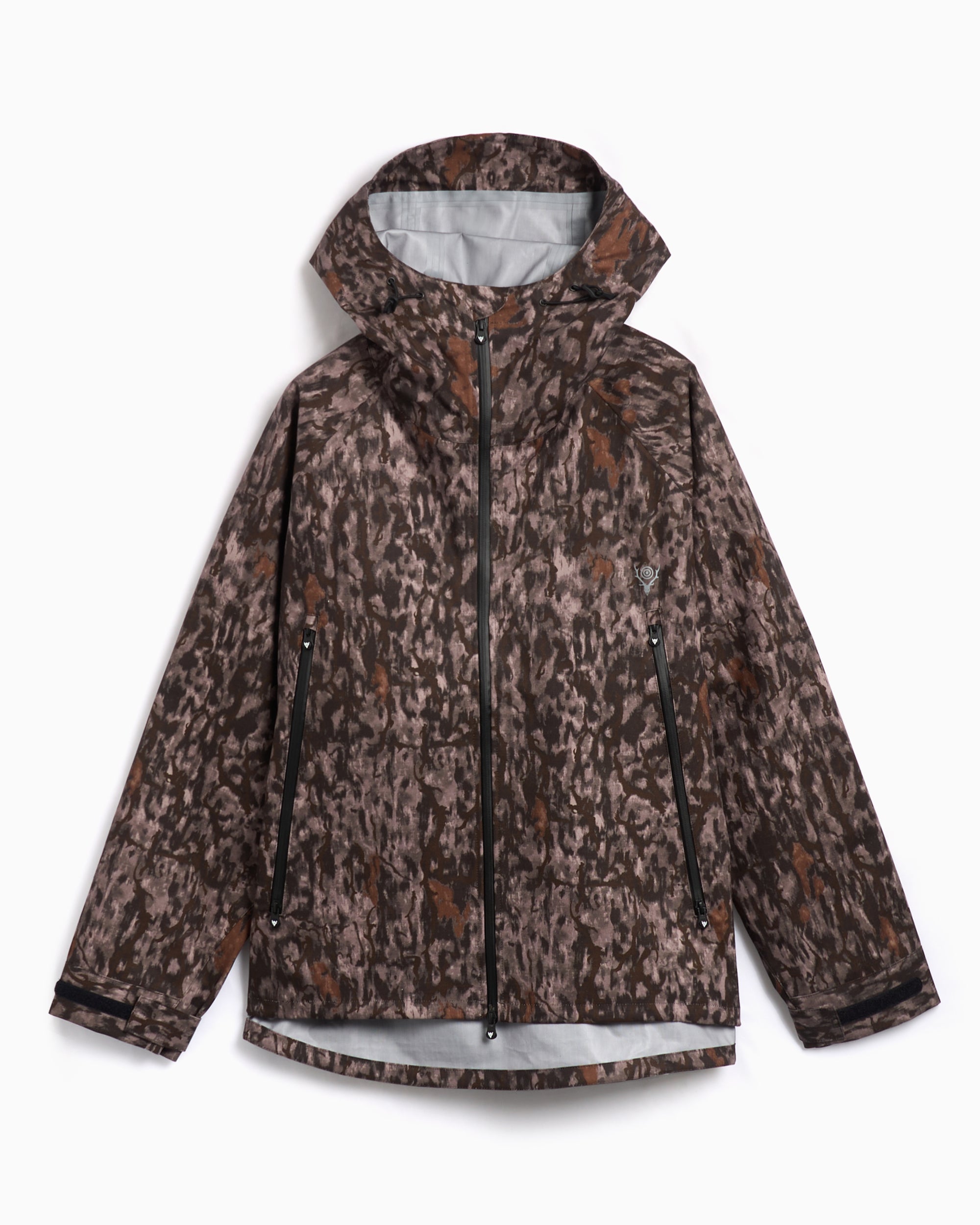 Jackets Coats South2 West8 Weather Effect Men's Jacket Men's Windbreaker - PU440-A-Horn Camo
