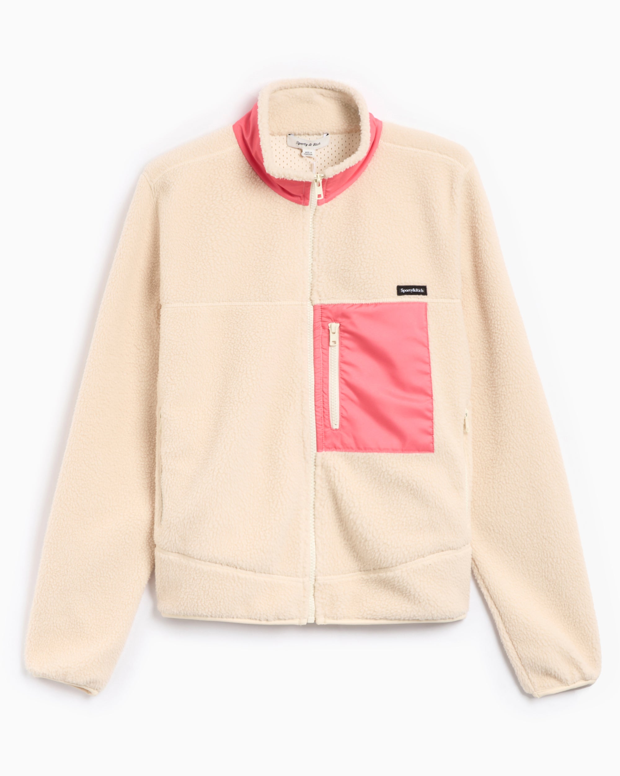 Jackets Coats Sporty & Rich Sherpa Women's Fleece Jacket - JAAW2332CR