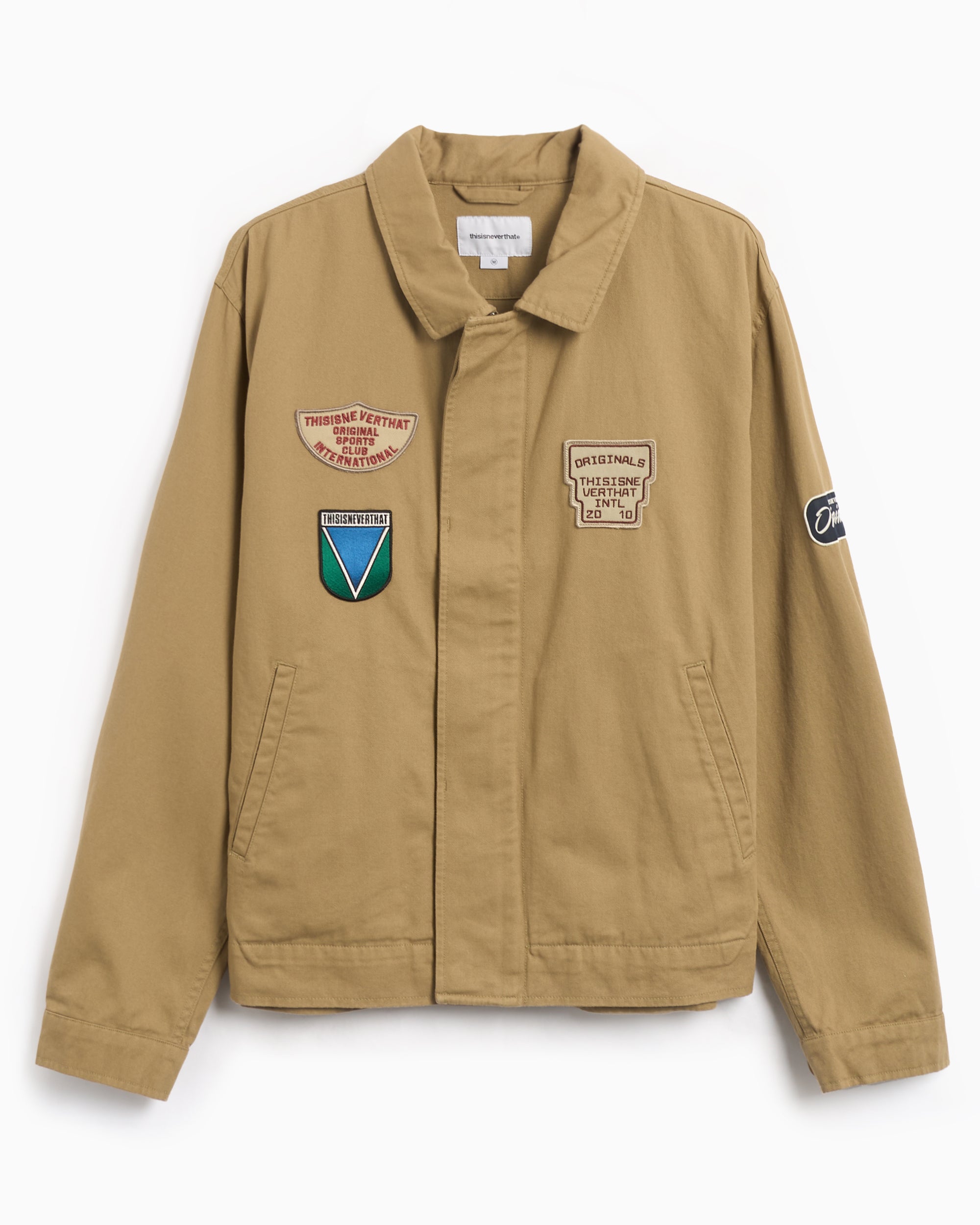 Jackets Coats thisisneverthat® thisisneverthat® Souvenir Men's Jacket Men's Work Jacket - TN243WOWLS03-KHA