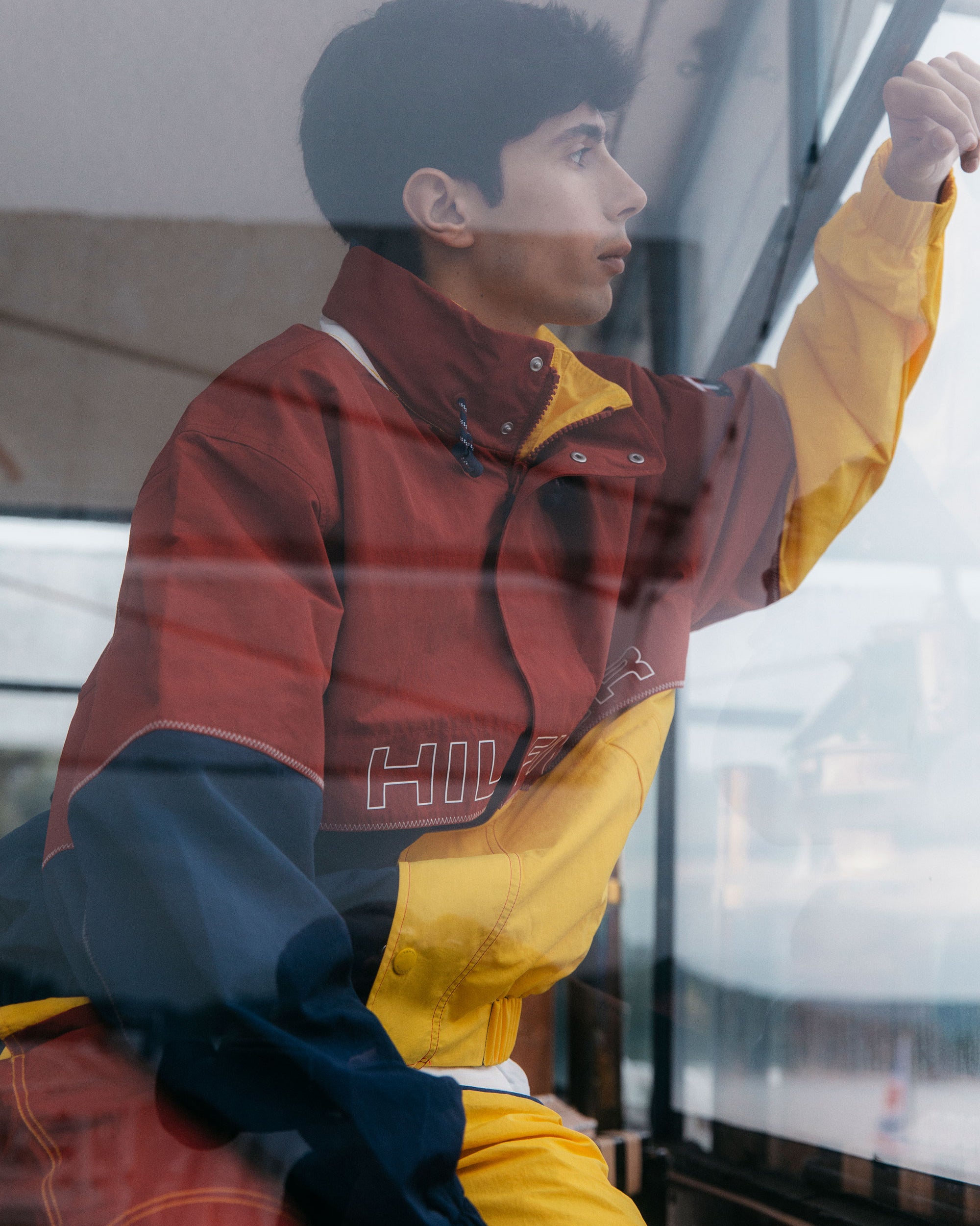 Jackets Coats Tommy Hilfiger Sailing Color Block Regatta Relaxed Men's Rain Jacket - MN0MN00008XMO