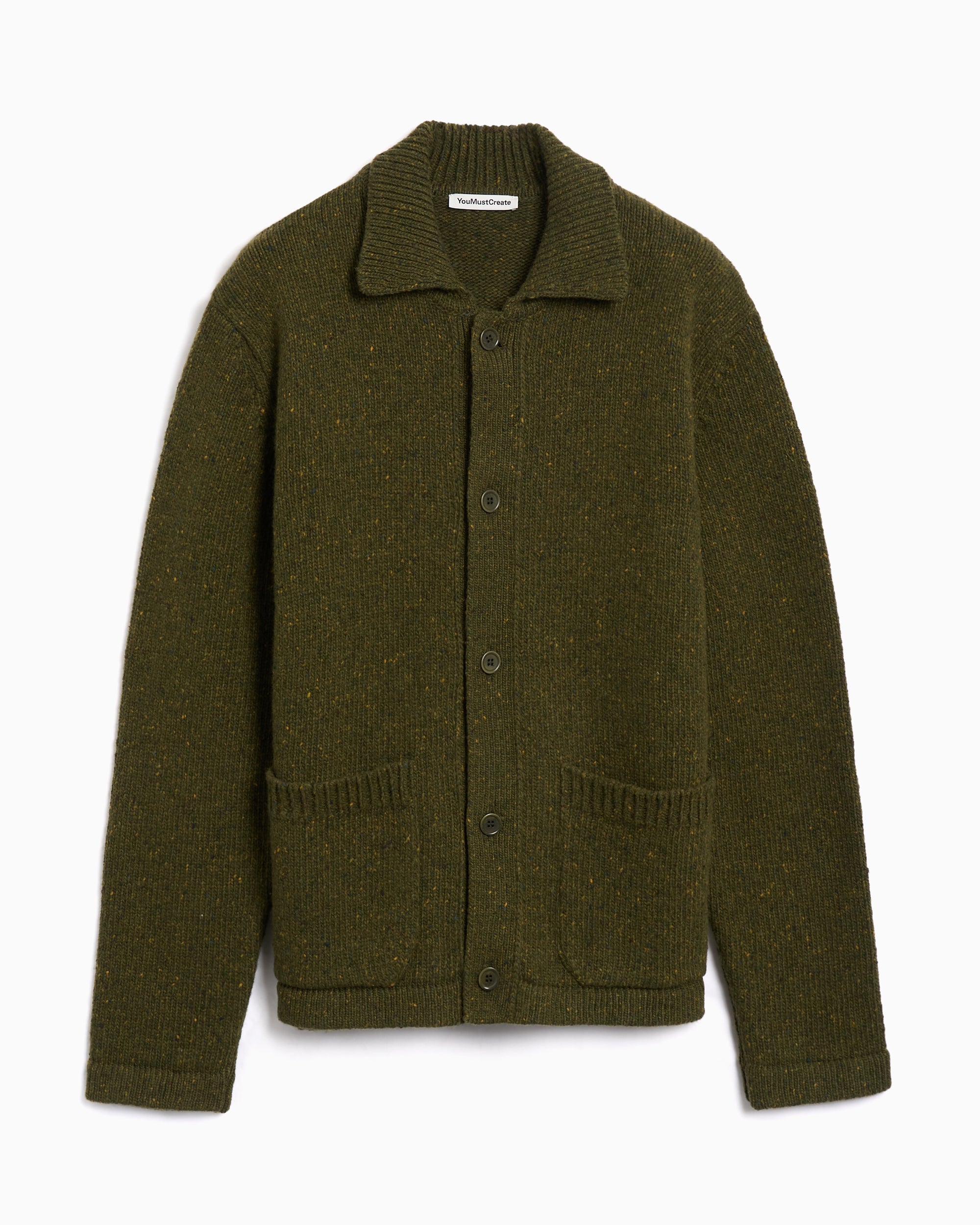 Jackets Coats YMC Baker Men's Cardigan - P8ZAH-GREEN