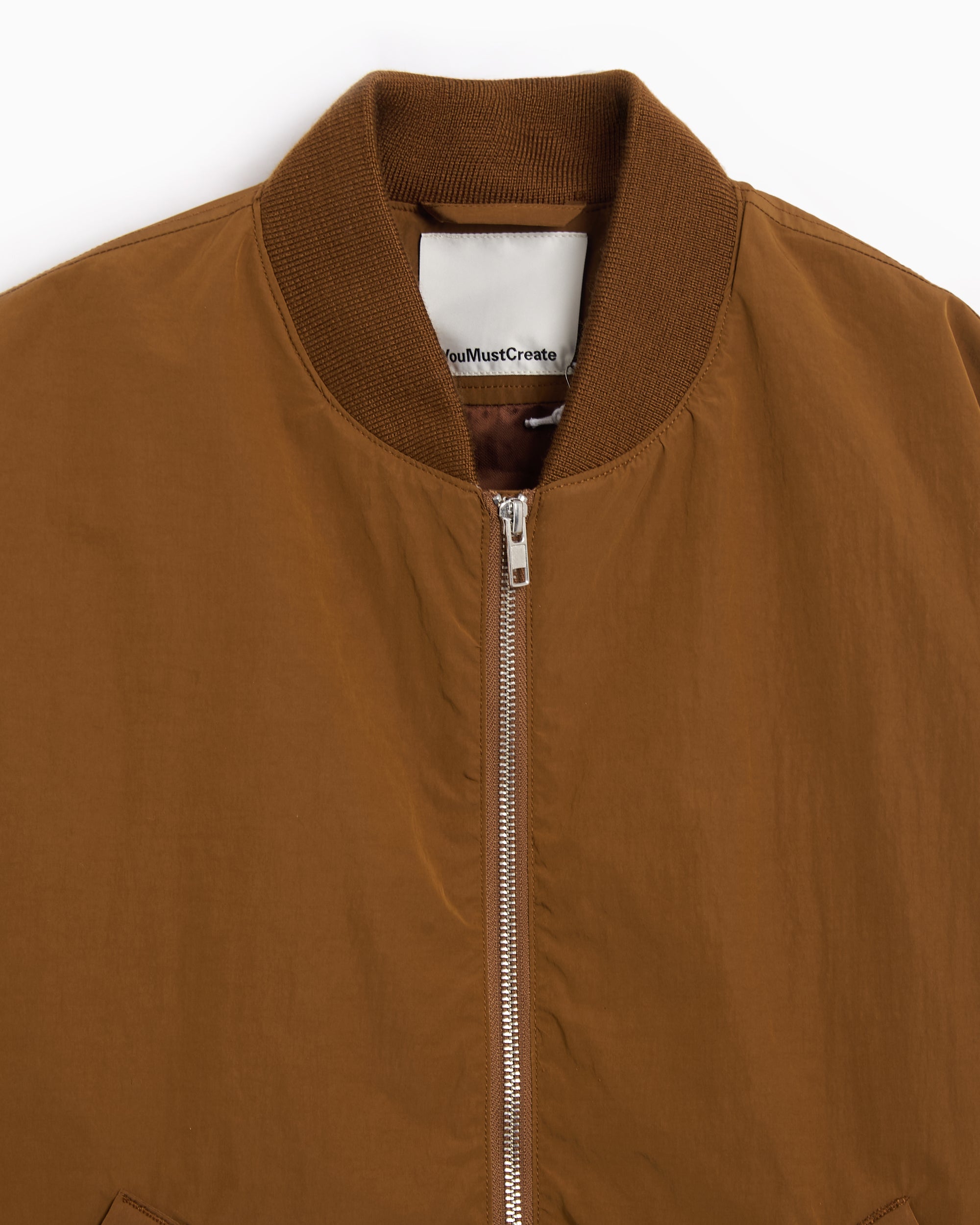 Jackets Coats YMC Basement Water Repellent Relaxed Men's Bomber - P5ZAA-CLAY