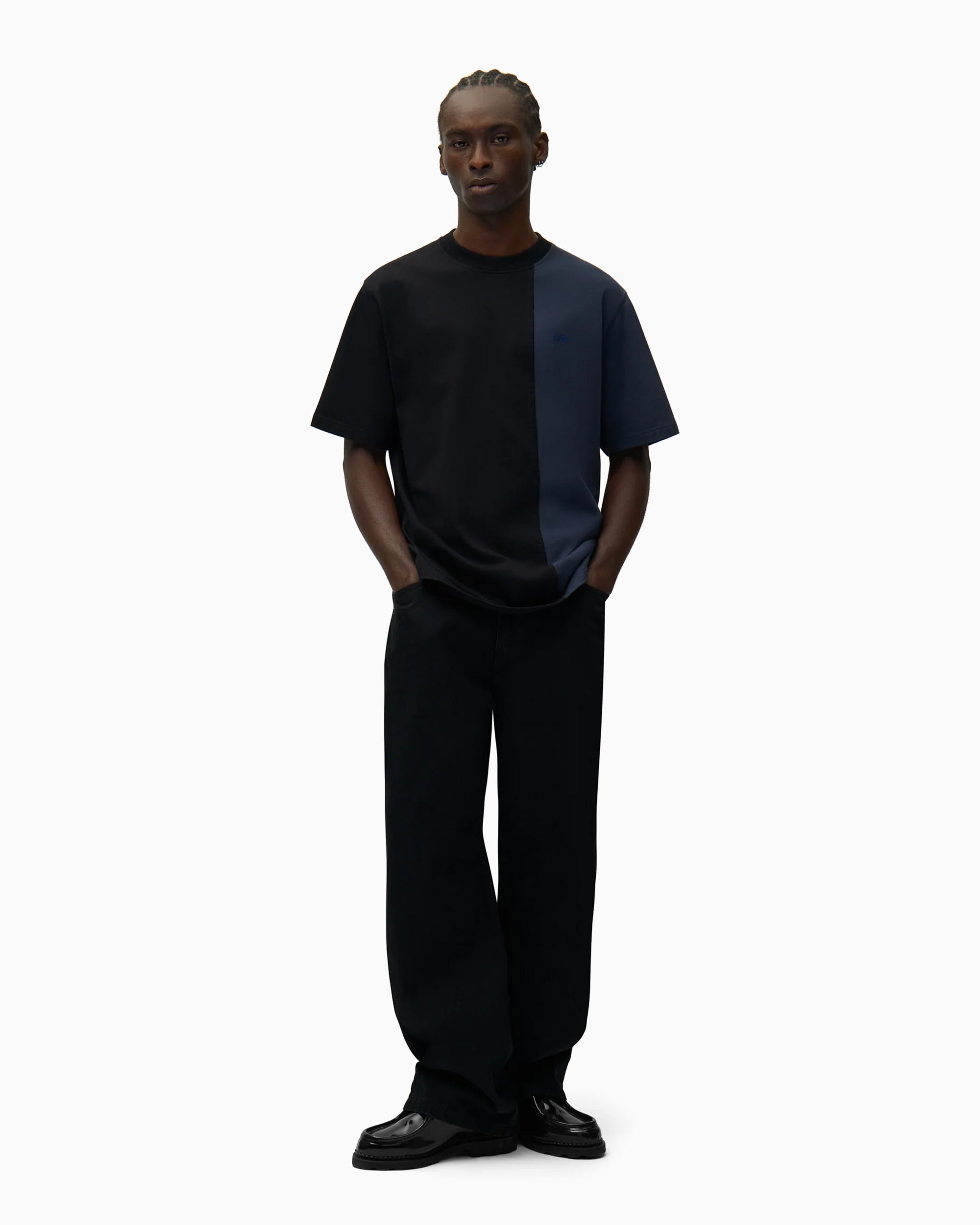 Jeans Arte Antwerp Circle Logo Relaxed Men's Baggy Jeans - SS26-211P-Black