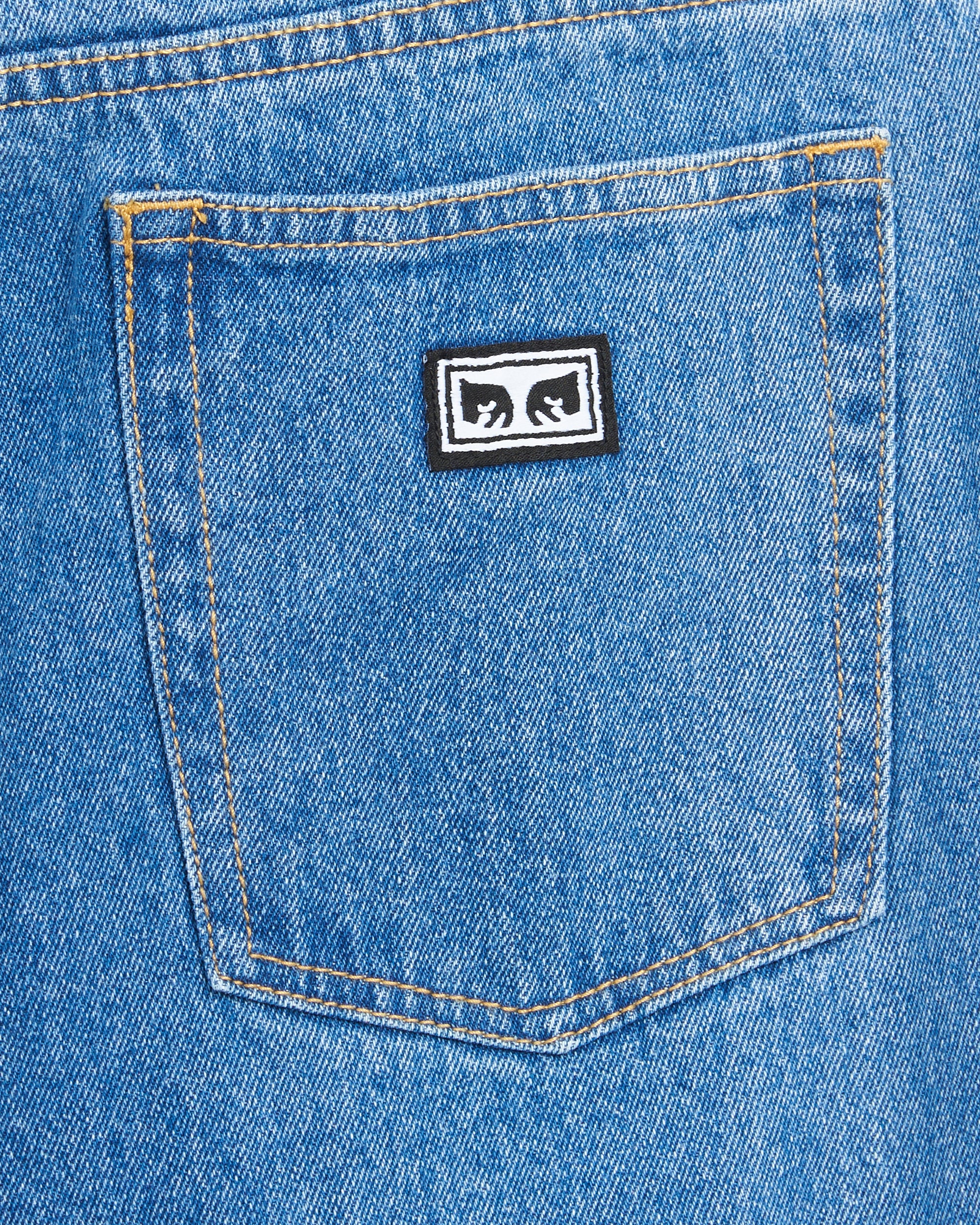 Jeans OBEY Clothing Hardwork Men's Denim Pants Men's Baggy Jeans - 142010077-LIN