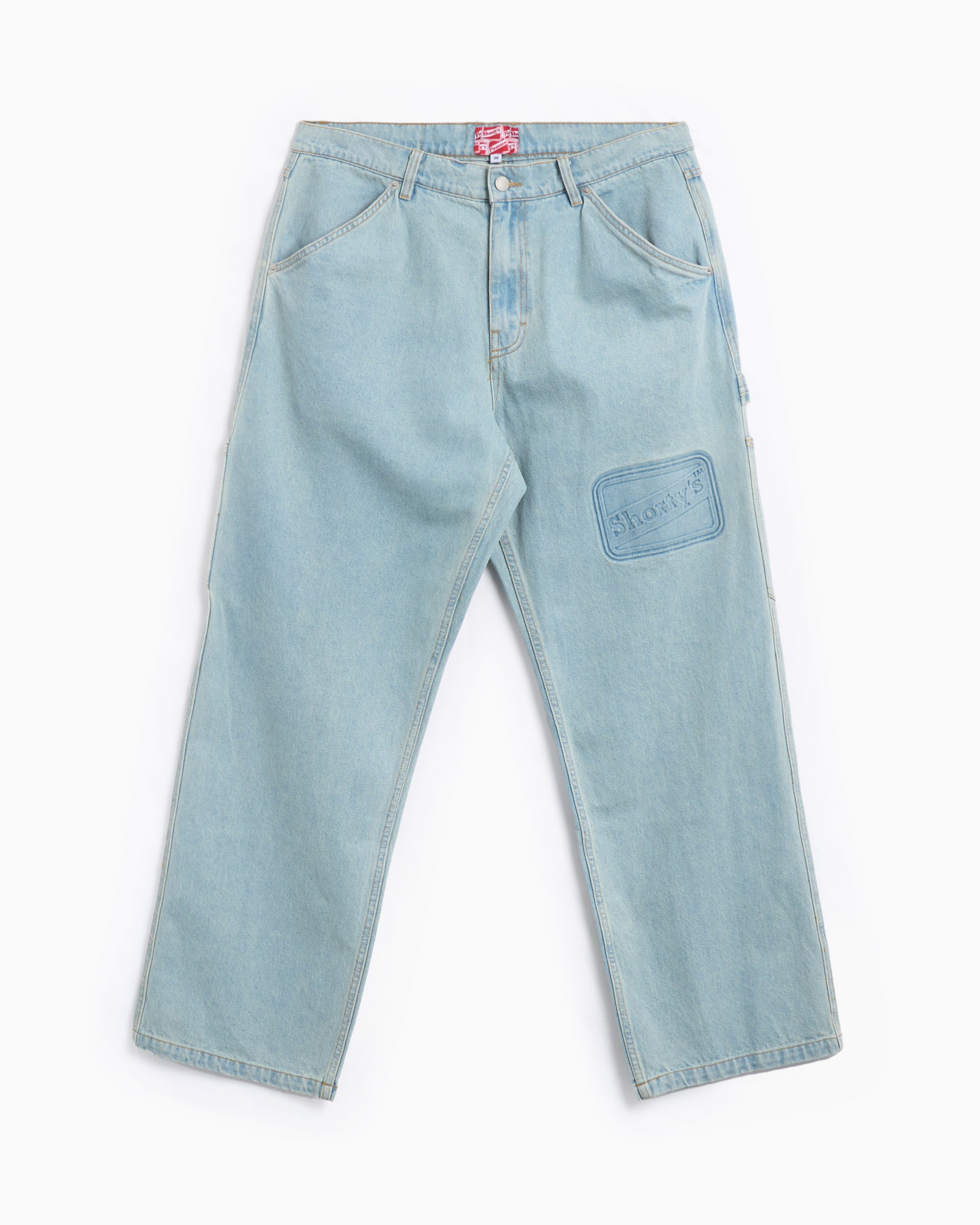 Jeans Pleasures x Shortys Men's Box Logo Carpenter Pants Men's Carpenter Jeans - P24F001-INDIGO