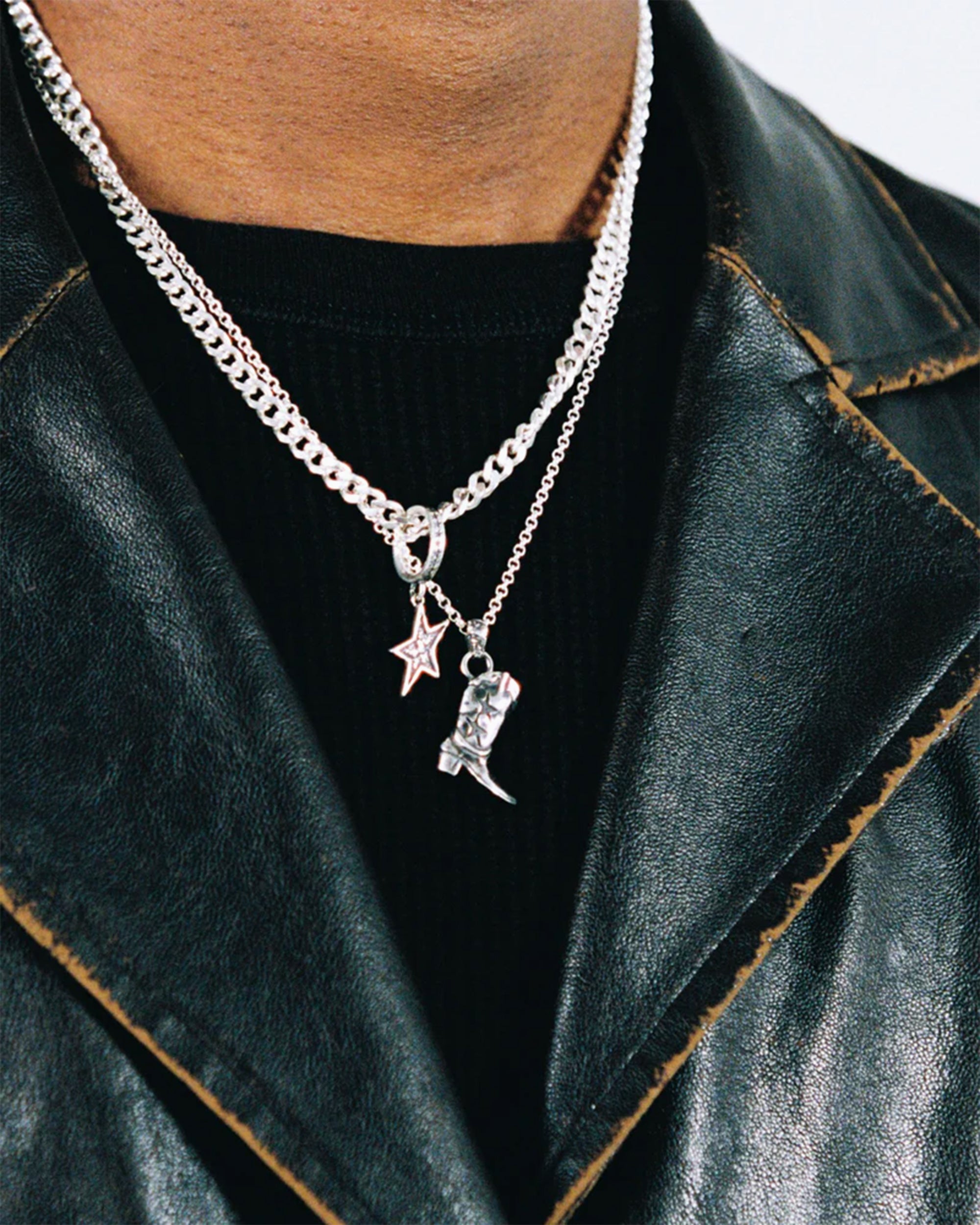 Jewelry TwoJeys Boot Double Unisex Necklace - 306826001