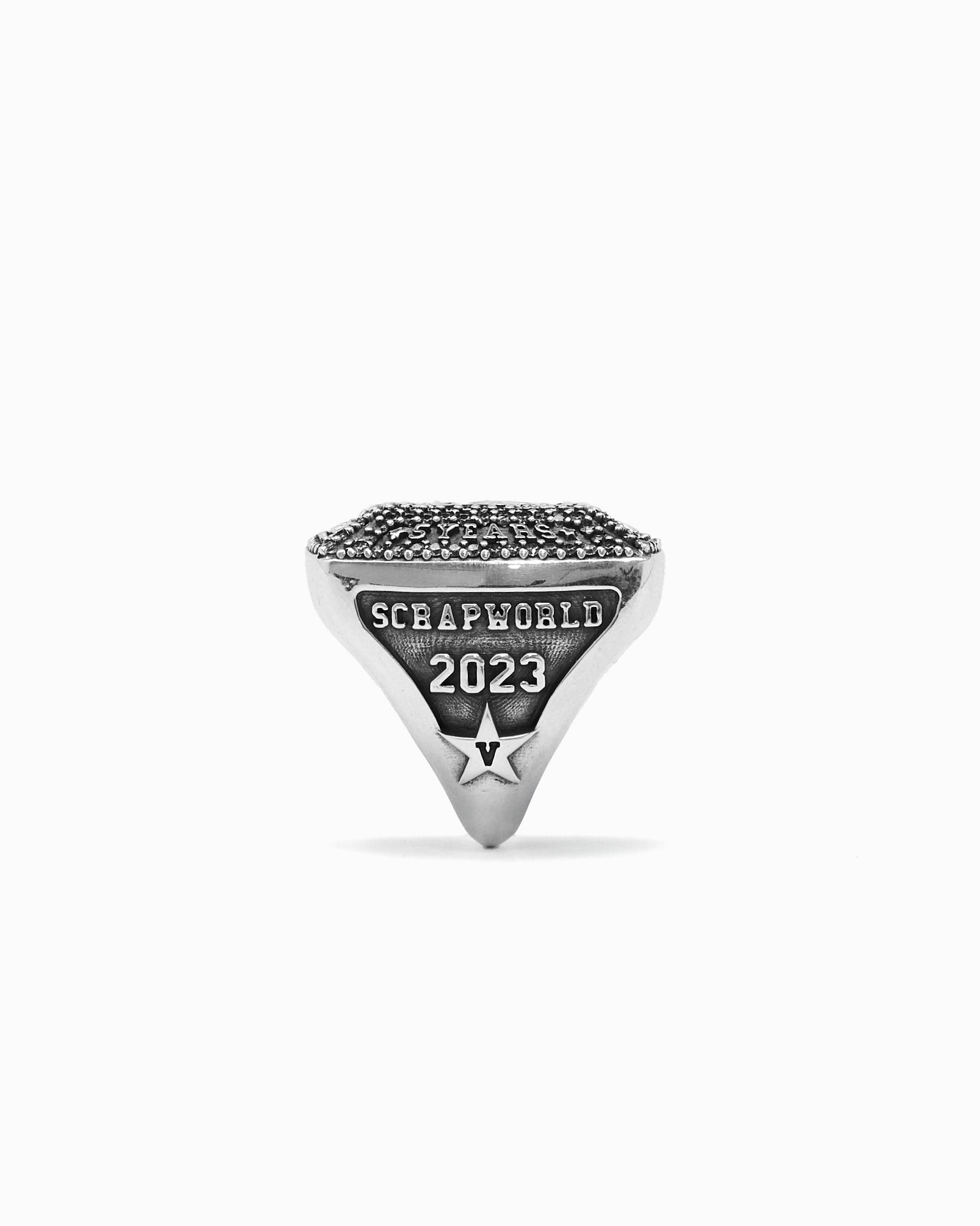 Jewelry X ScrapWorld FOOTDISTRICT x ScrapWorld Unisex Ring Unisex Jewelry - FDSWRING-SILVER