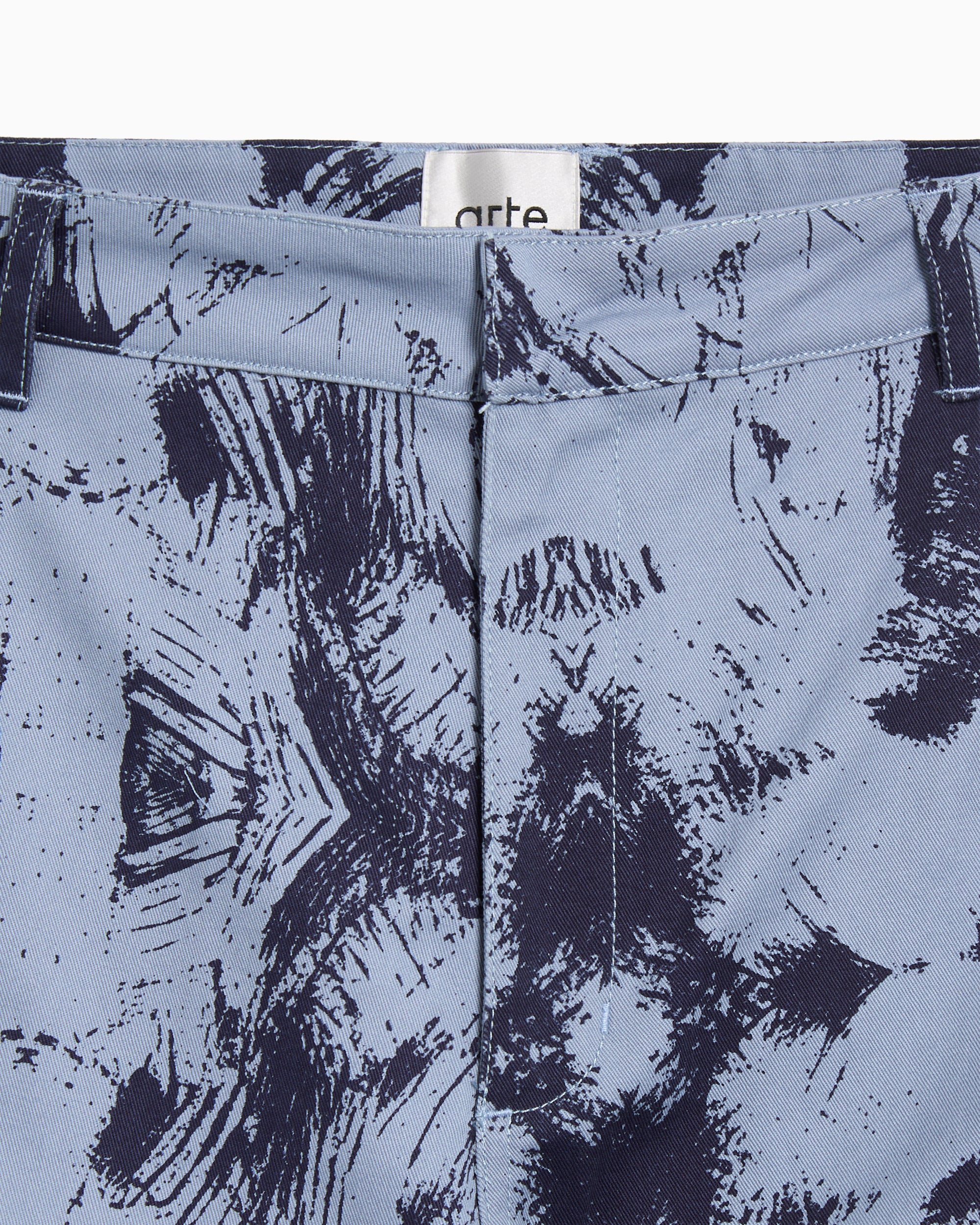 Pants Arte Antwerp Scratch Technical Men's Baggy Pants - AW25-044P-Blue