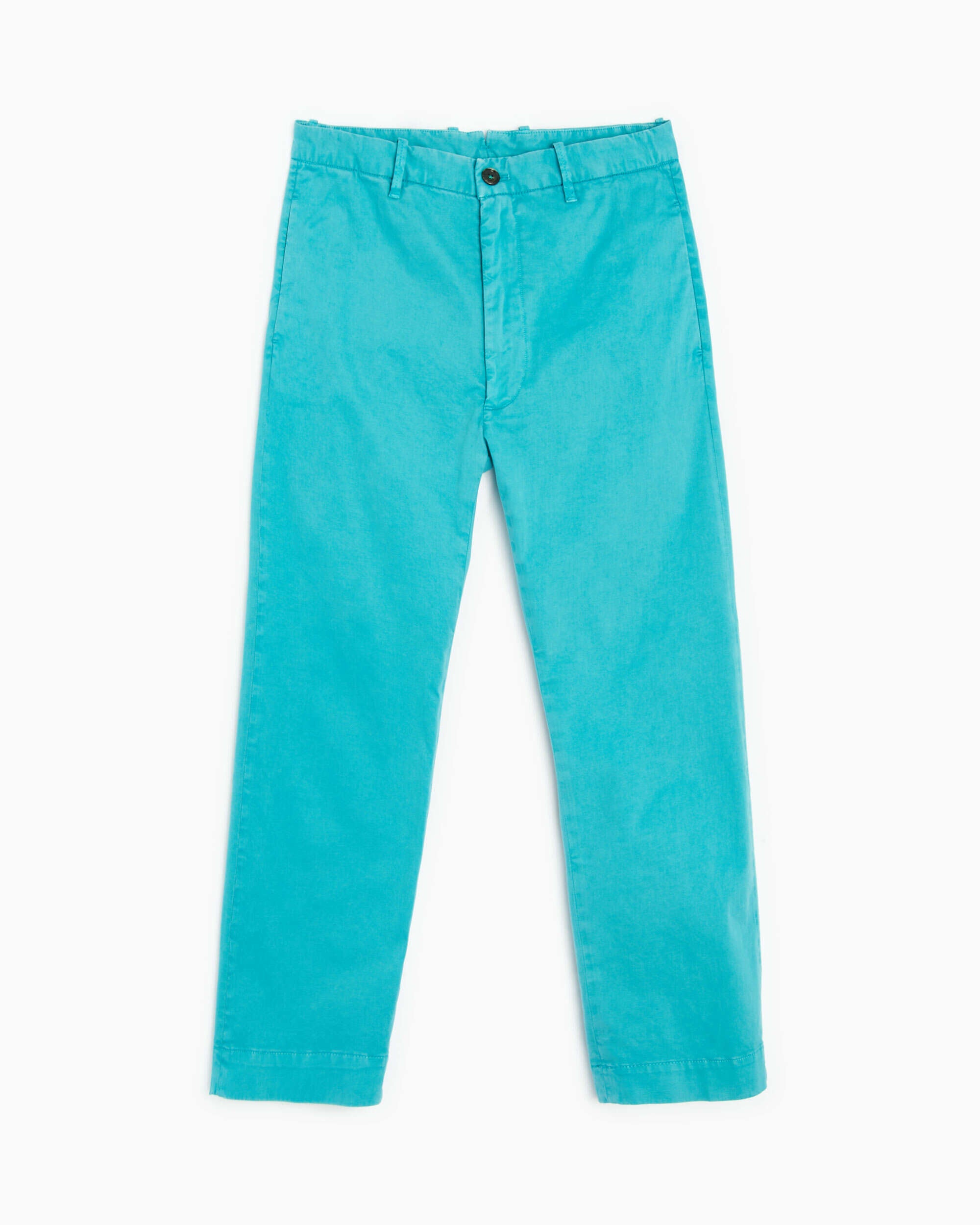 Pants nineinthemorning nine:inthe:morning Pierre Men's High Waist Chino Pants Men's Pants - 9FW21-RR37-TURCHESE