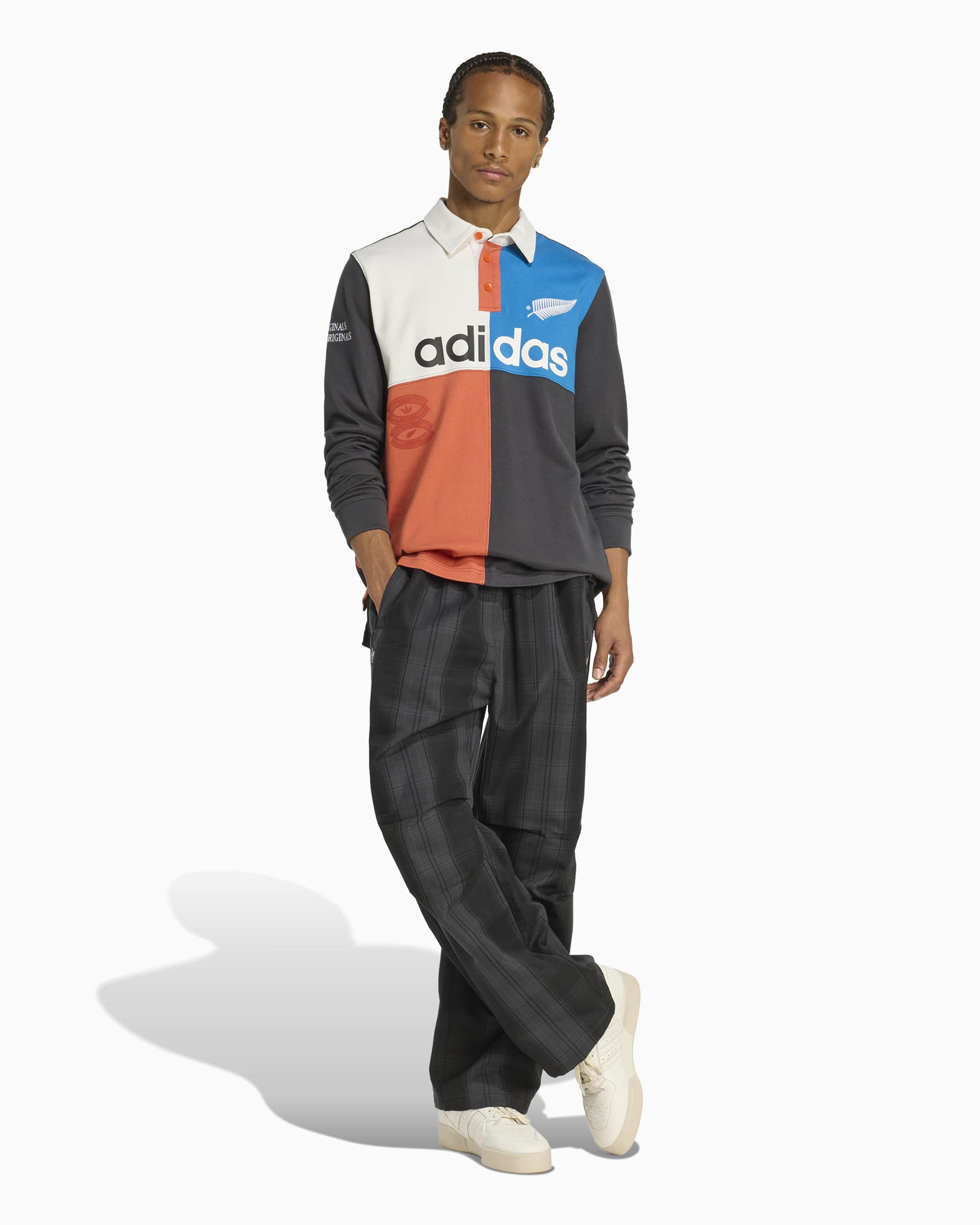 Polo shirts adidas Originals x All Blacks Heritage Logo Relaxed Men's Polo Shirt - KG4638
