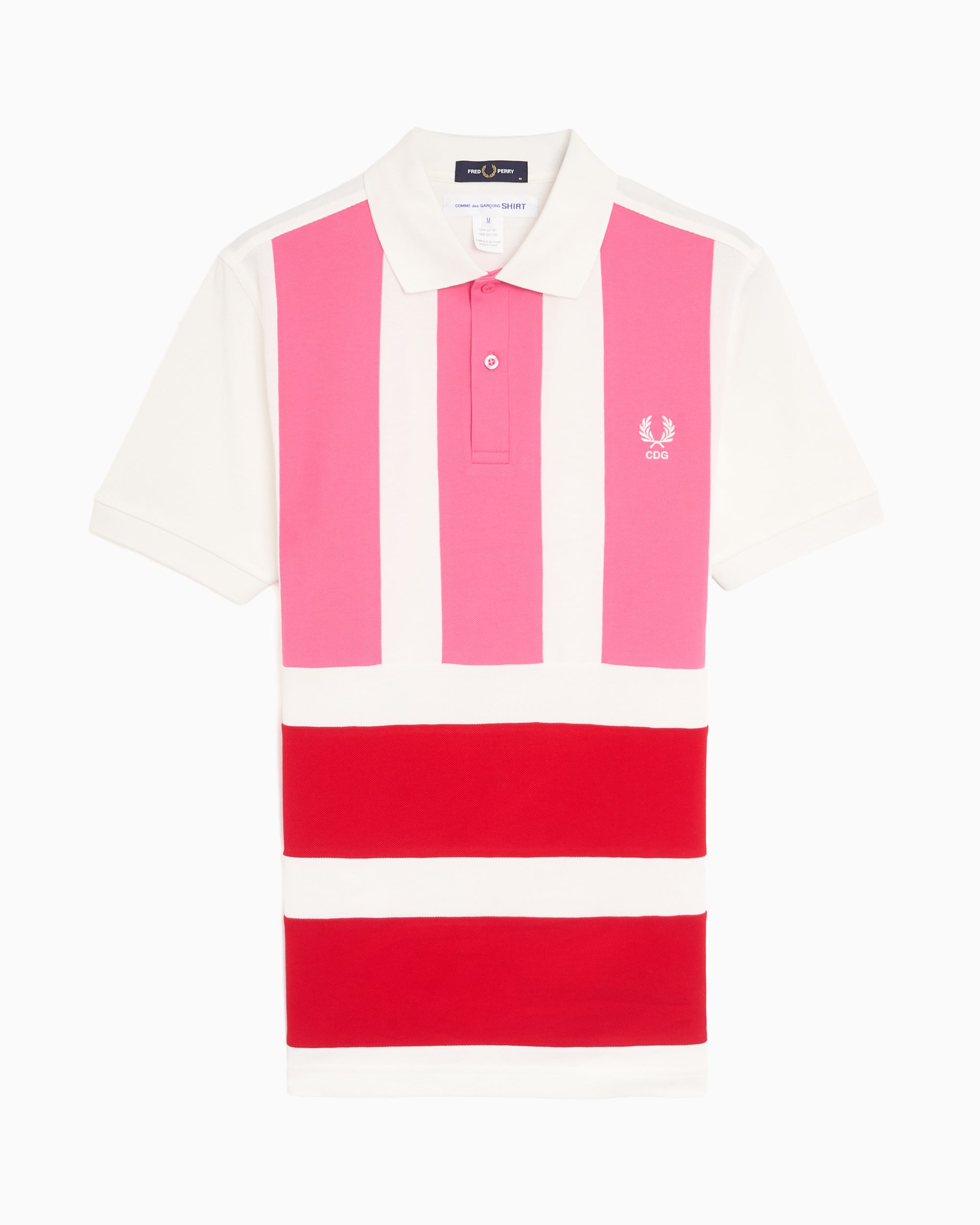 Polo shirts Comme Des Garçons Shirt x Fred Perry Striped Men's Polo Shirt - FQ-T502-S26-4